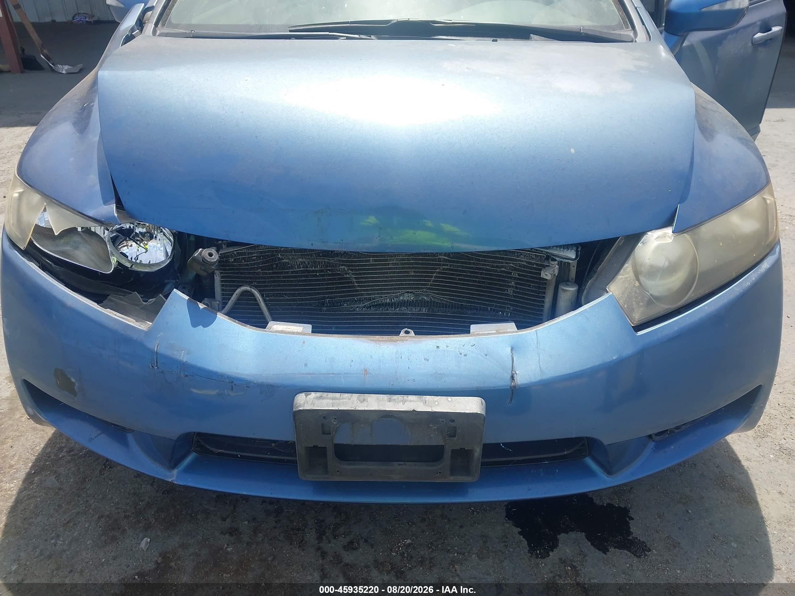 2009 Honda Civic Hybrid   Light Blue vin: JHMFA36269S002806