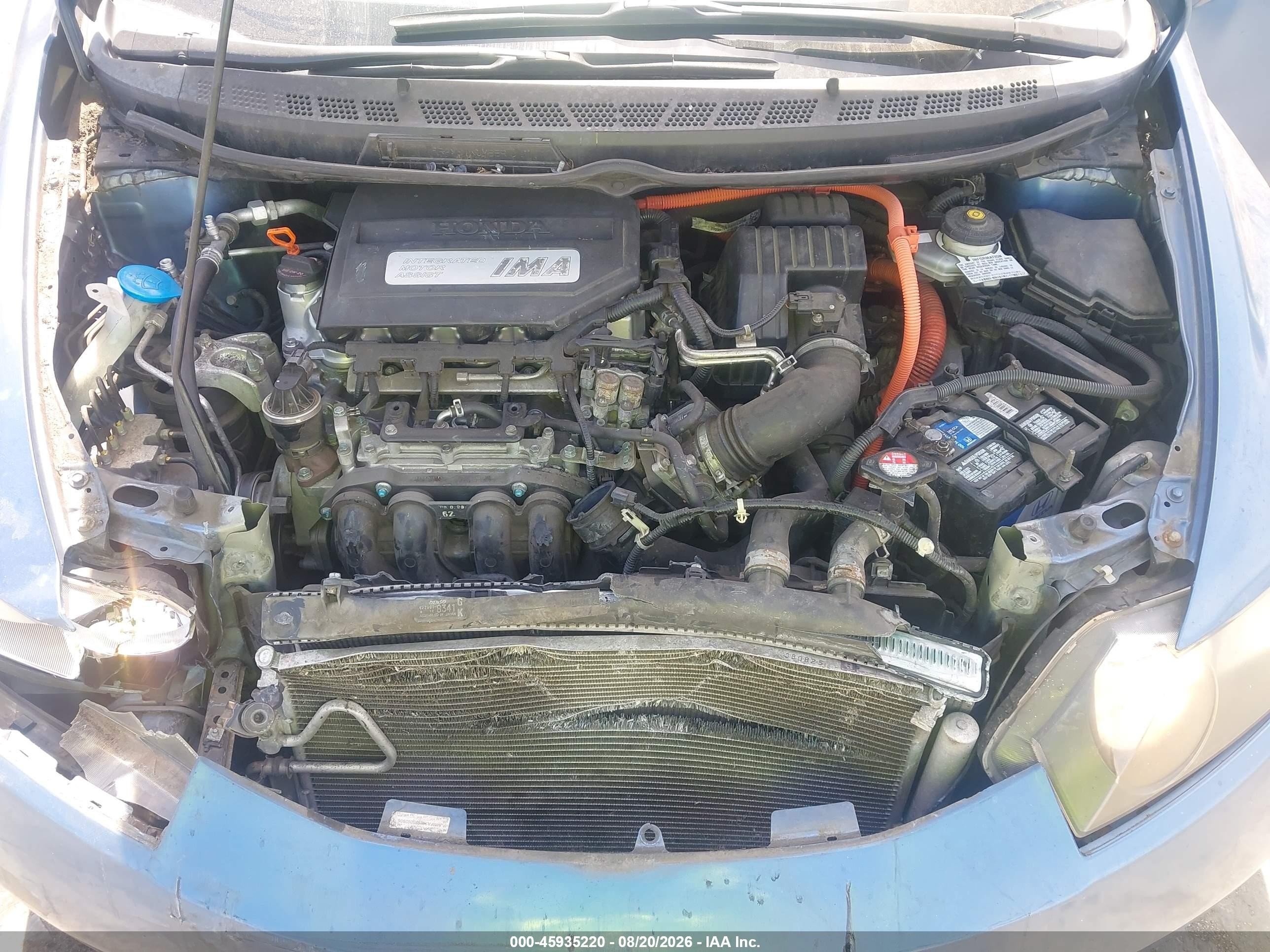 2009 Honda Civic Hybrid   Light Blue vin: JHMFA36269S002806