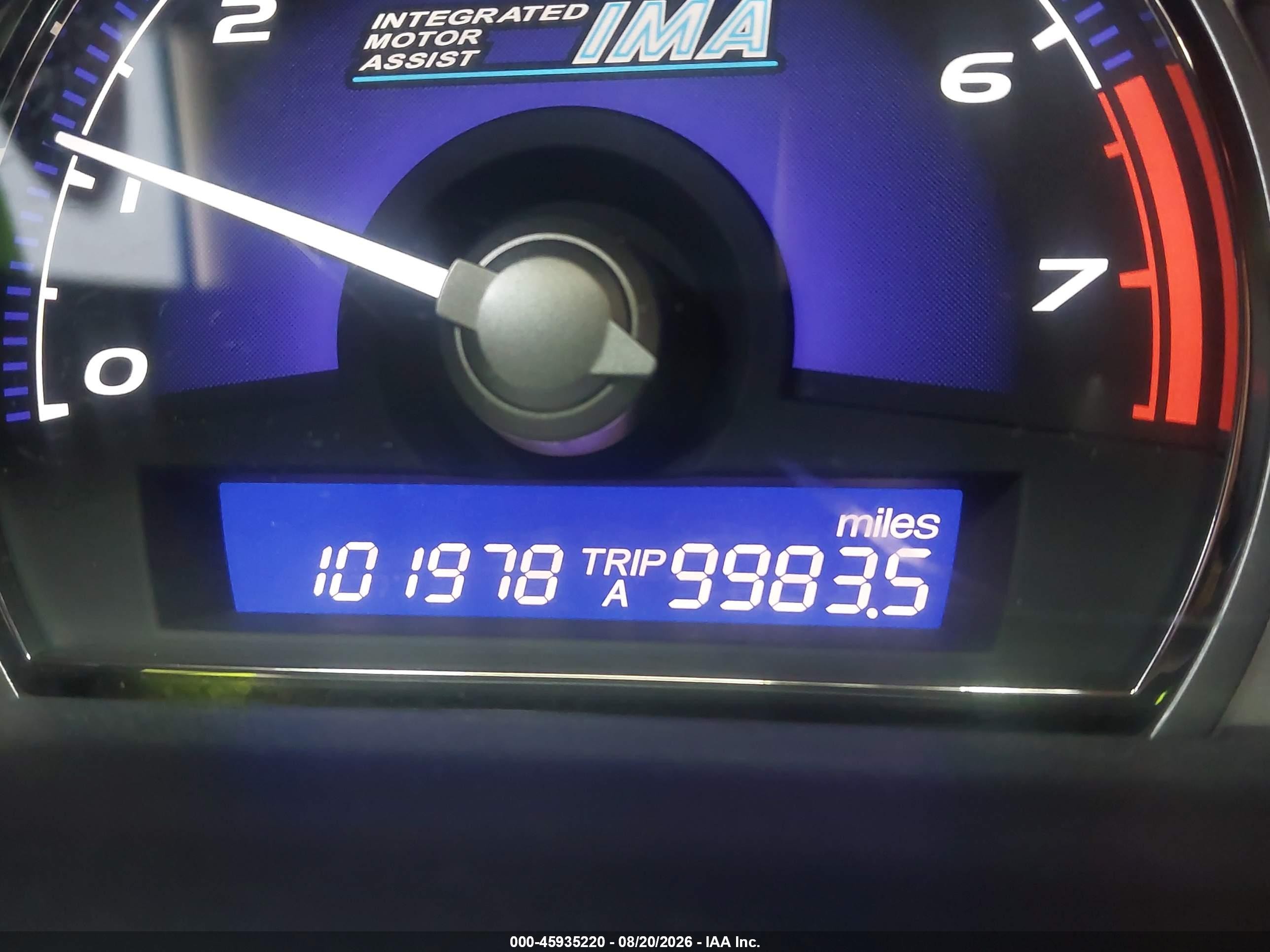 2009 Honda Civic Hybrid   Light Blue vin: JHMFA36269S002806