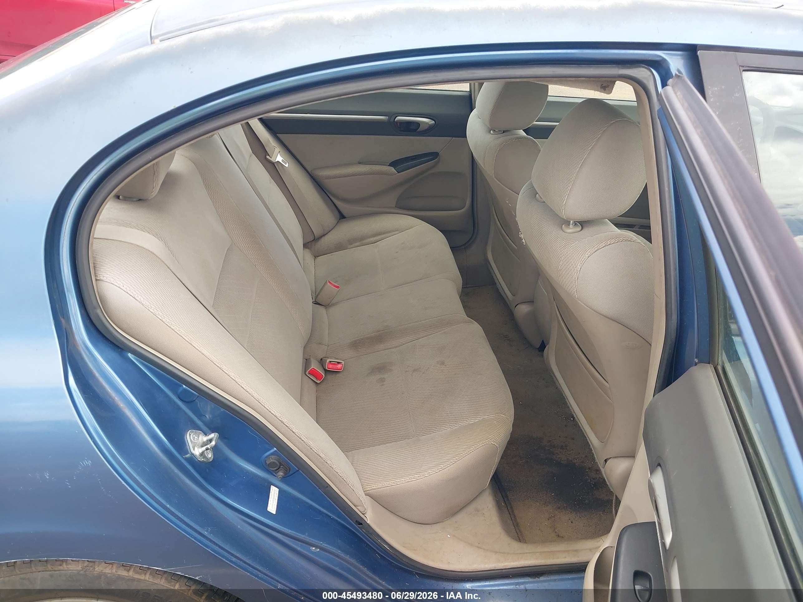 2009 Honda Civic Hybrid   Light Blue vin: JHMFA36269S008010