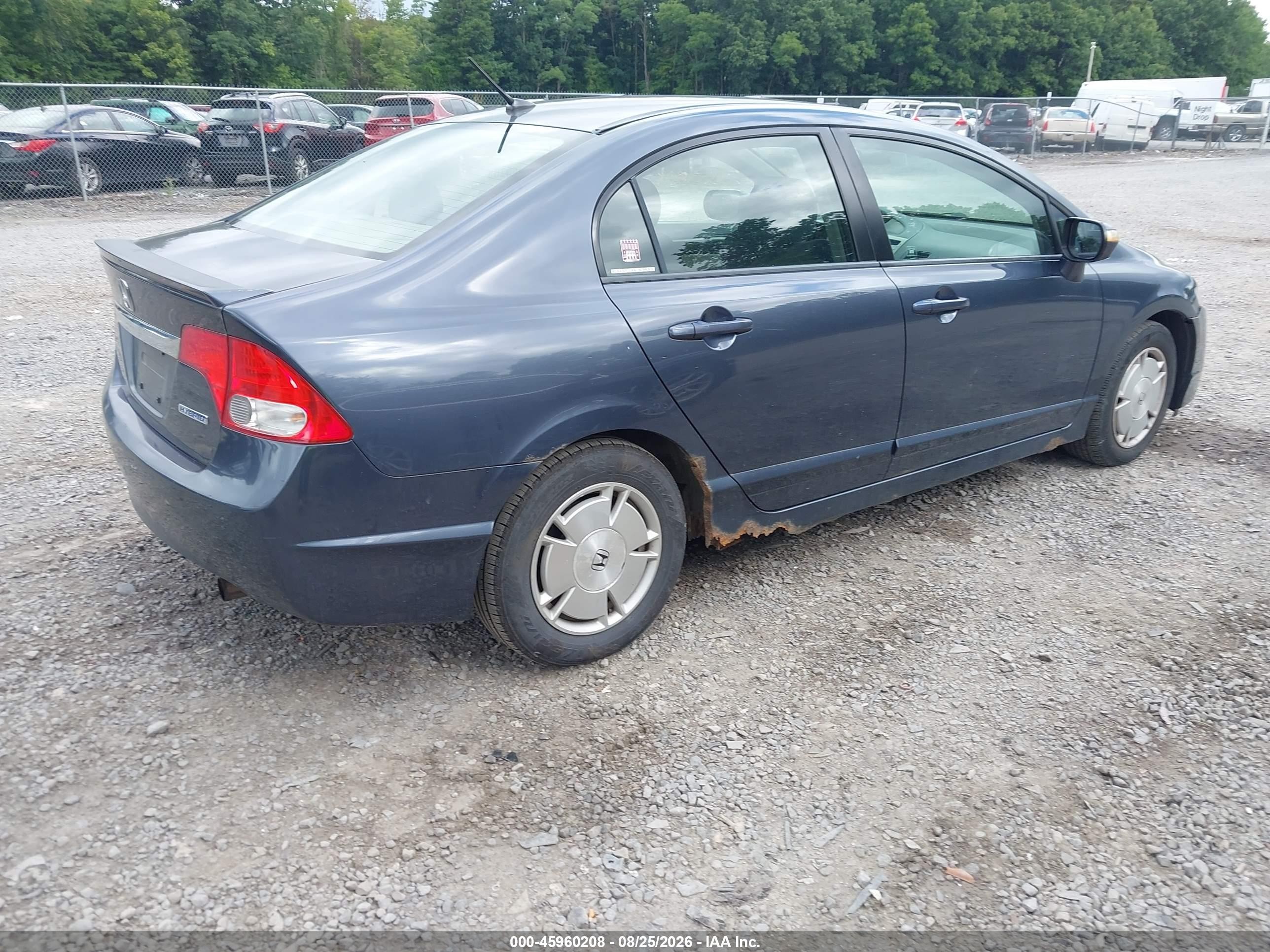 2009 Honda Civic Hybrid   Blue vin: JHMFA36269S010288