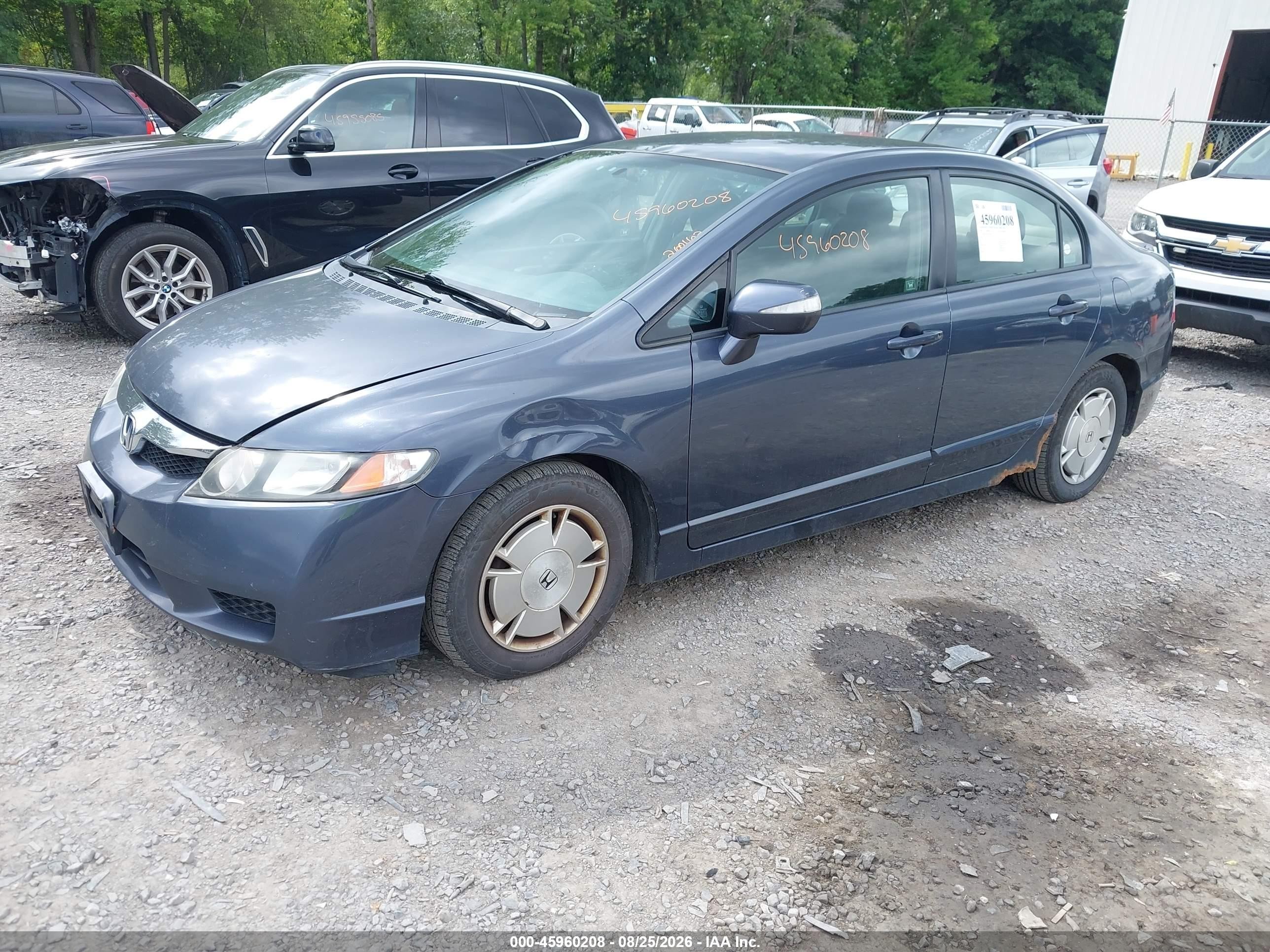 2009 Honda Civic Hybrid   Blue vin: JHMFA36269S010288