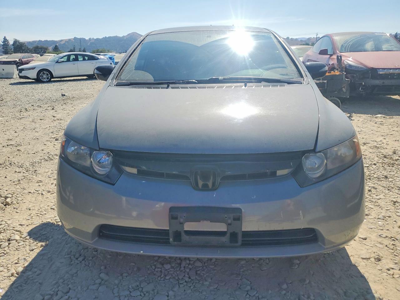 2006 Honda Civic Hybrid Gray vin: JHMFA36276S021070