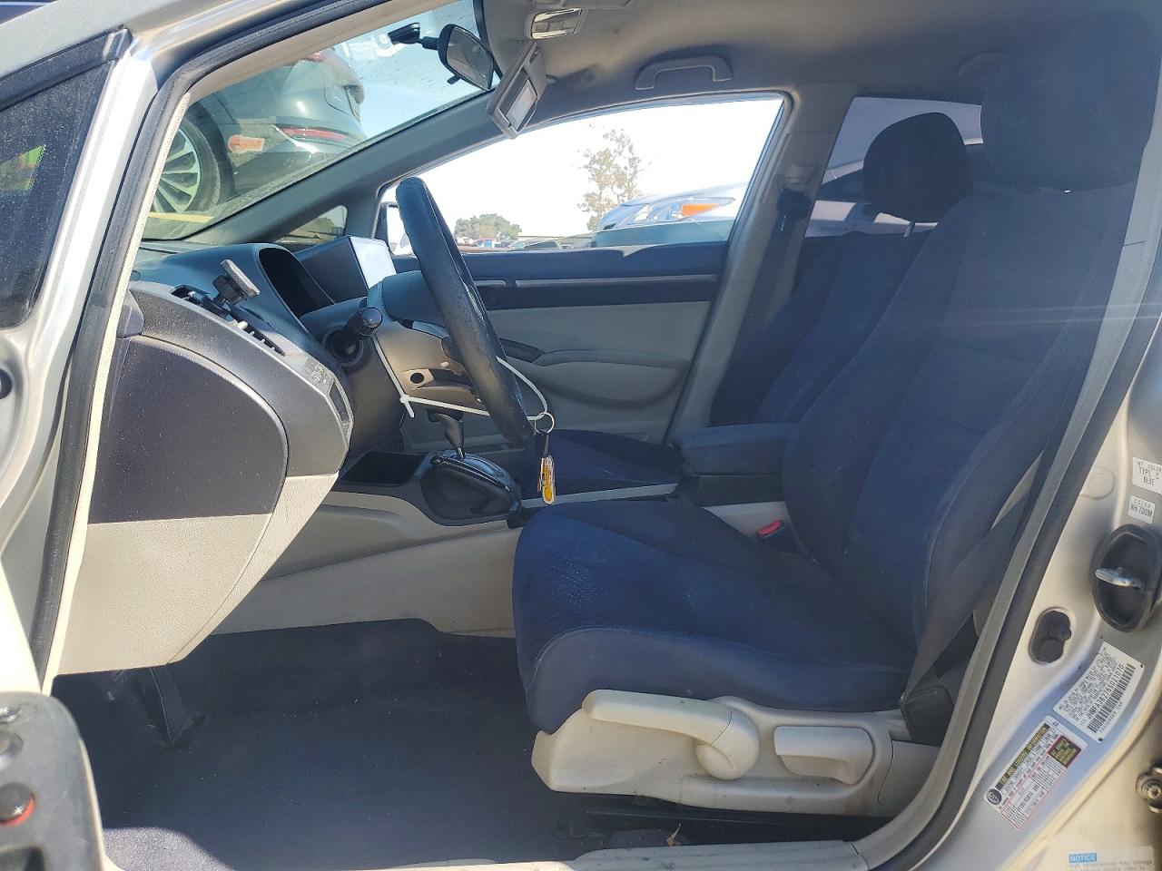 2006 Honda Civic Hybrid Gray vin: JHMFA36276S021070