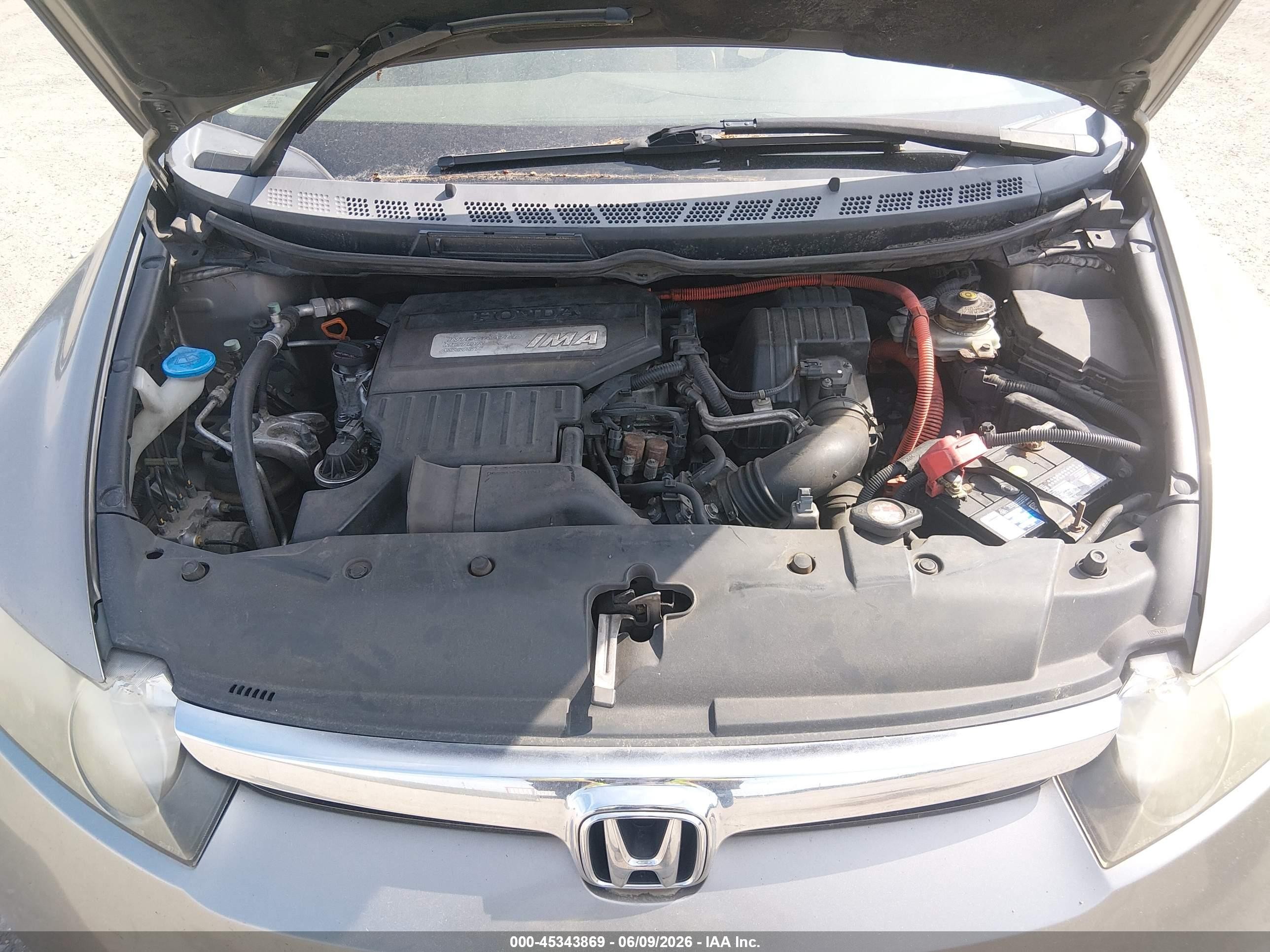 2007 Honda Civic Hybrid   Gray vin: JHMFA36277S004190