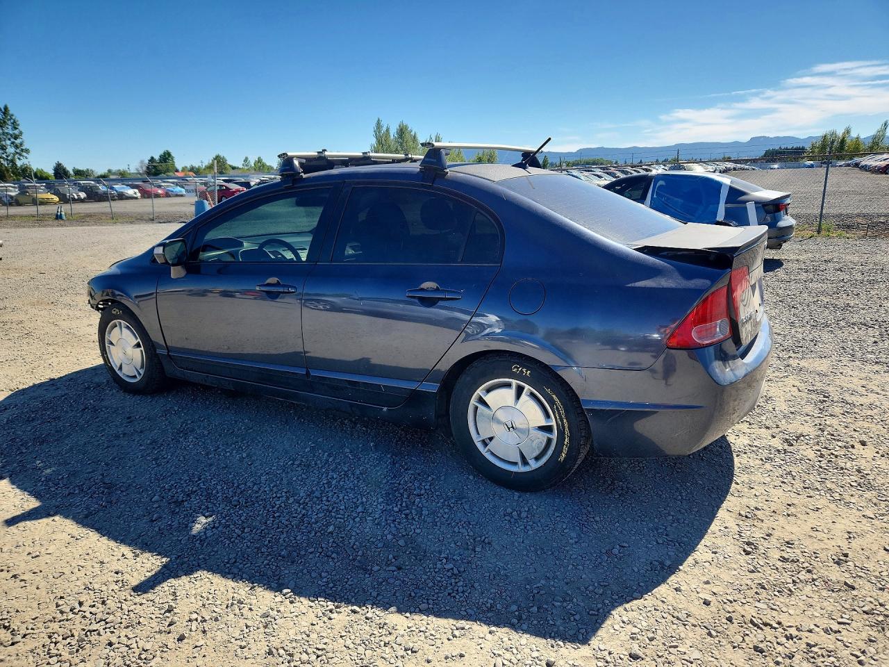 2008 Honda Civic Hybrid Gray vin: JHMFA36278S001081