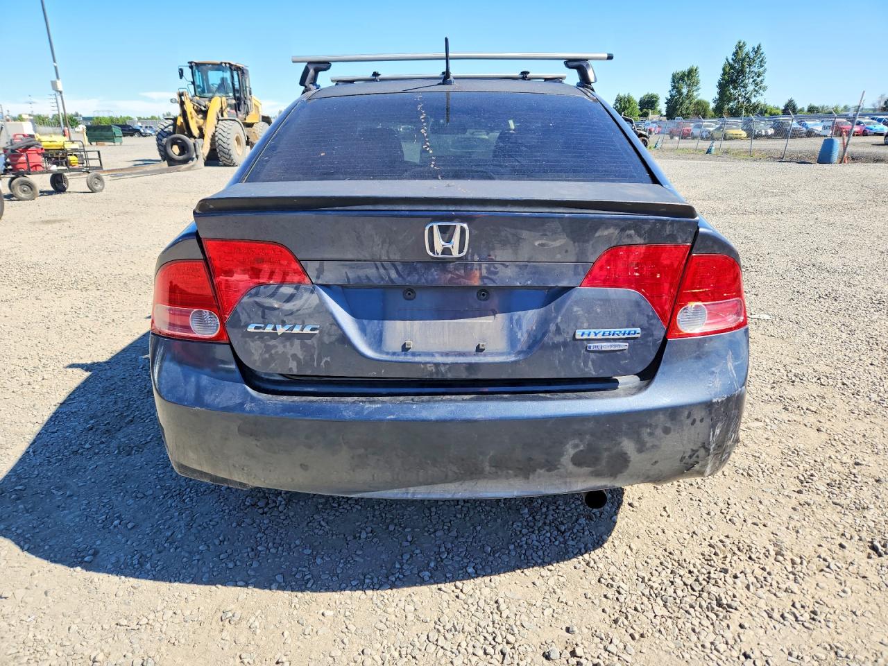 2008 Honda Civic Hybrid Gray vin: JHMFA36278S001081
