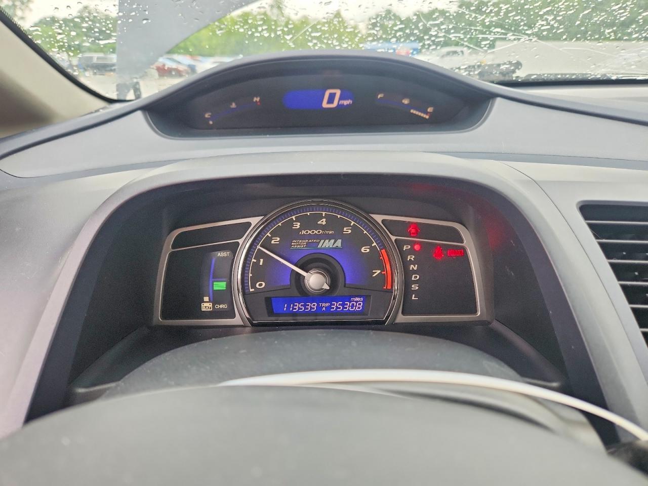 2008 Honda Civic Hybrid Blue vin: JHMFA36278S020780
