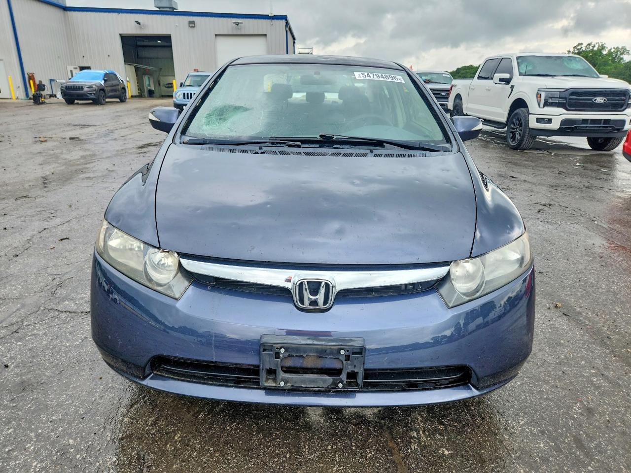 2008 Honda Civic Hybrid Blue vin: JHMFA36278S020780