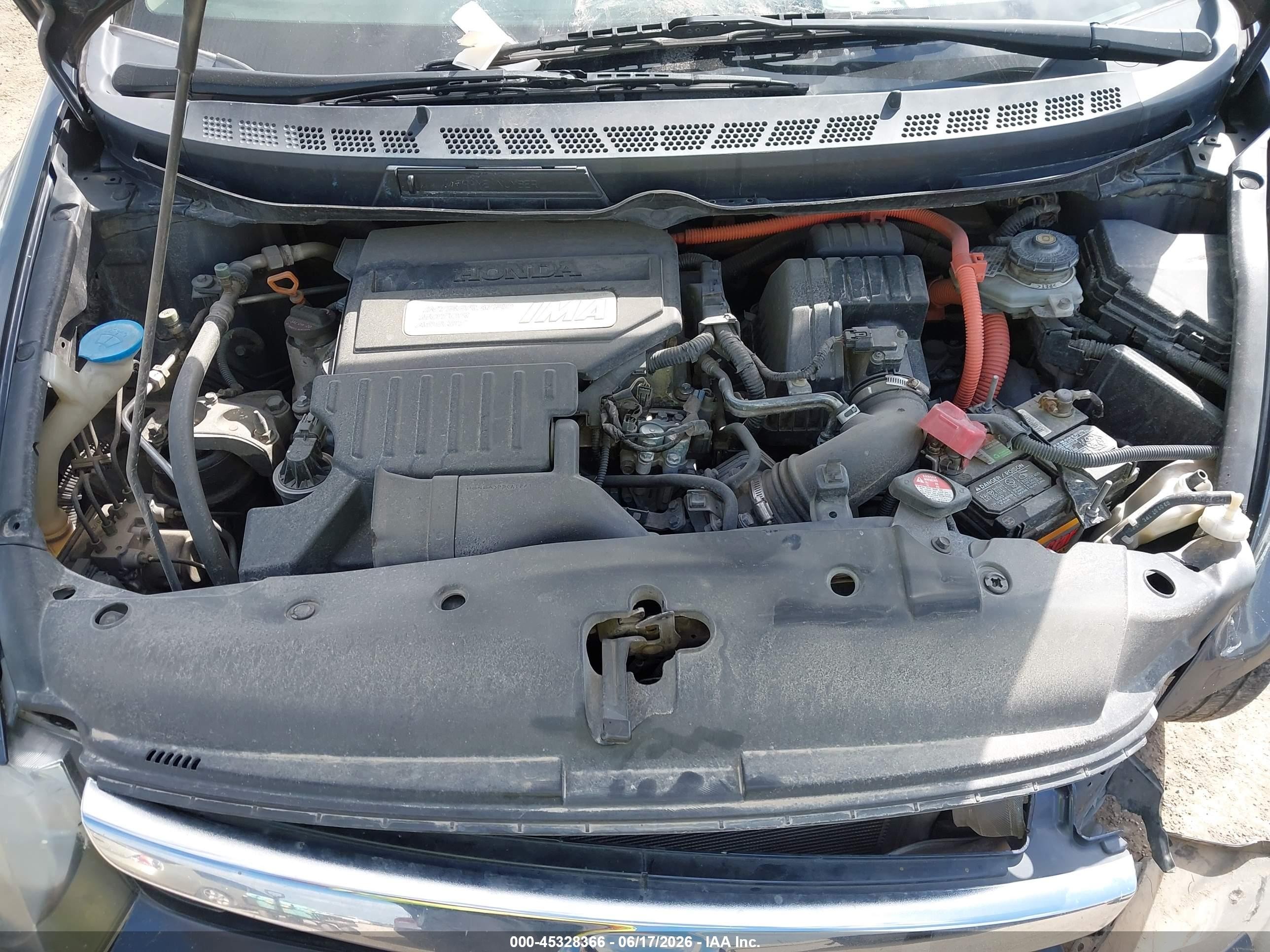 2008 Honda Civic Hybrid Blue vin: JHMFA36278S021878