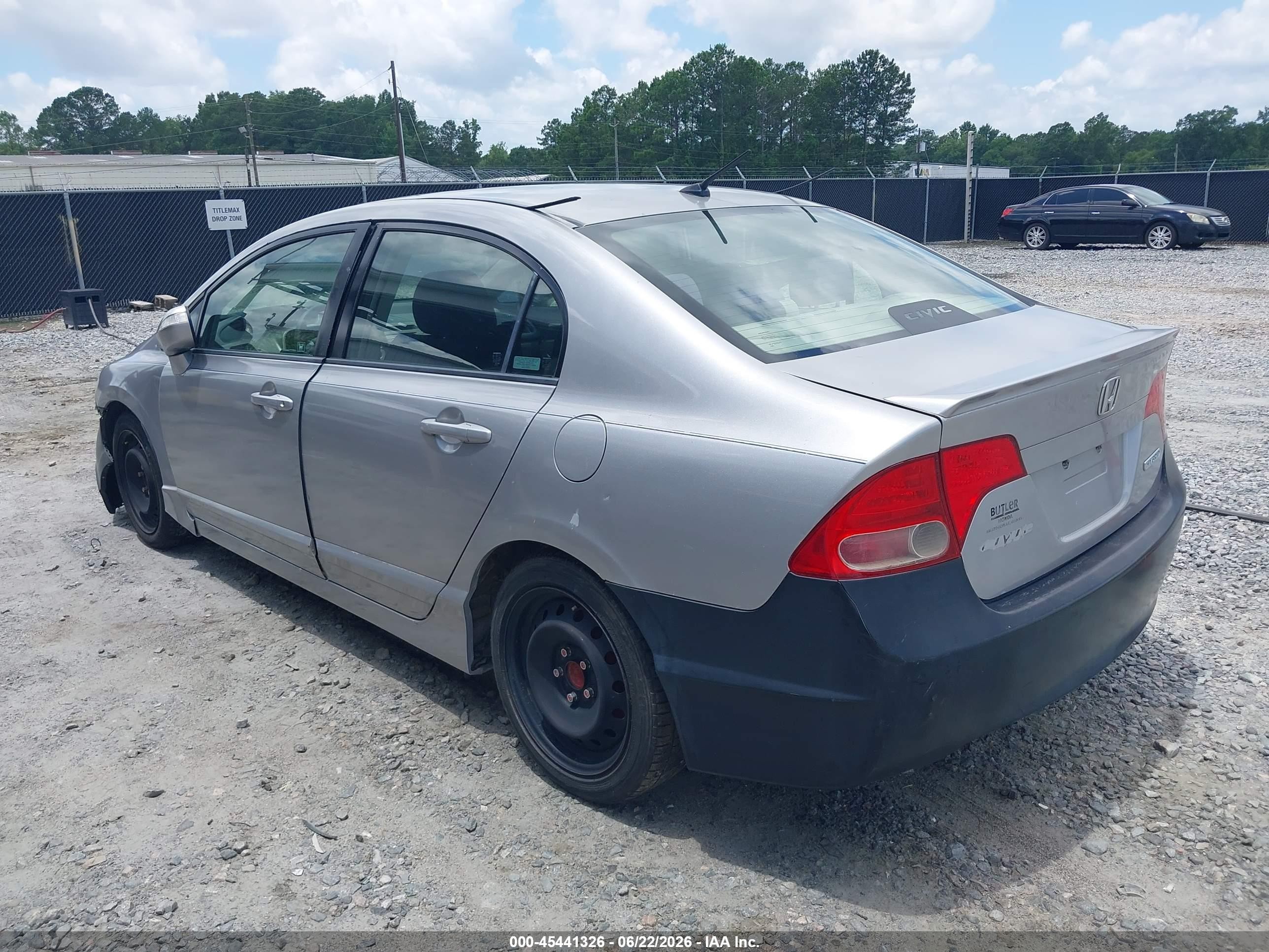 2008 Honda Civic Hybrid   Gray vin: JHMFA36278S023310