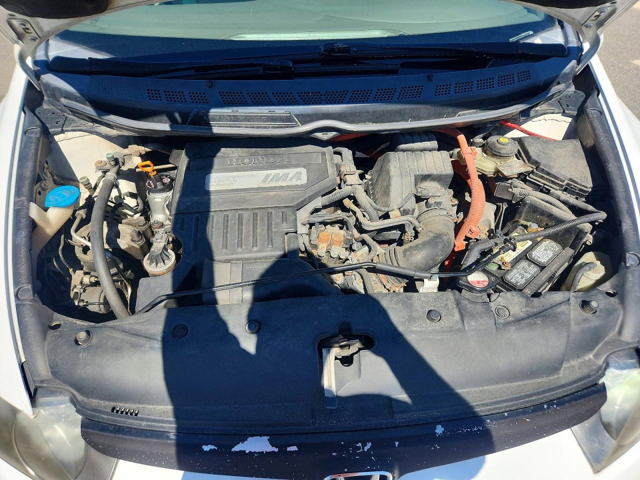 2008 Honda Civic Hybrid White vin: JHMFA36278S026174