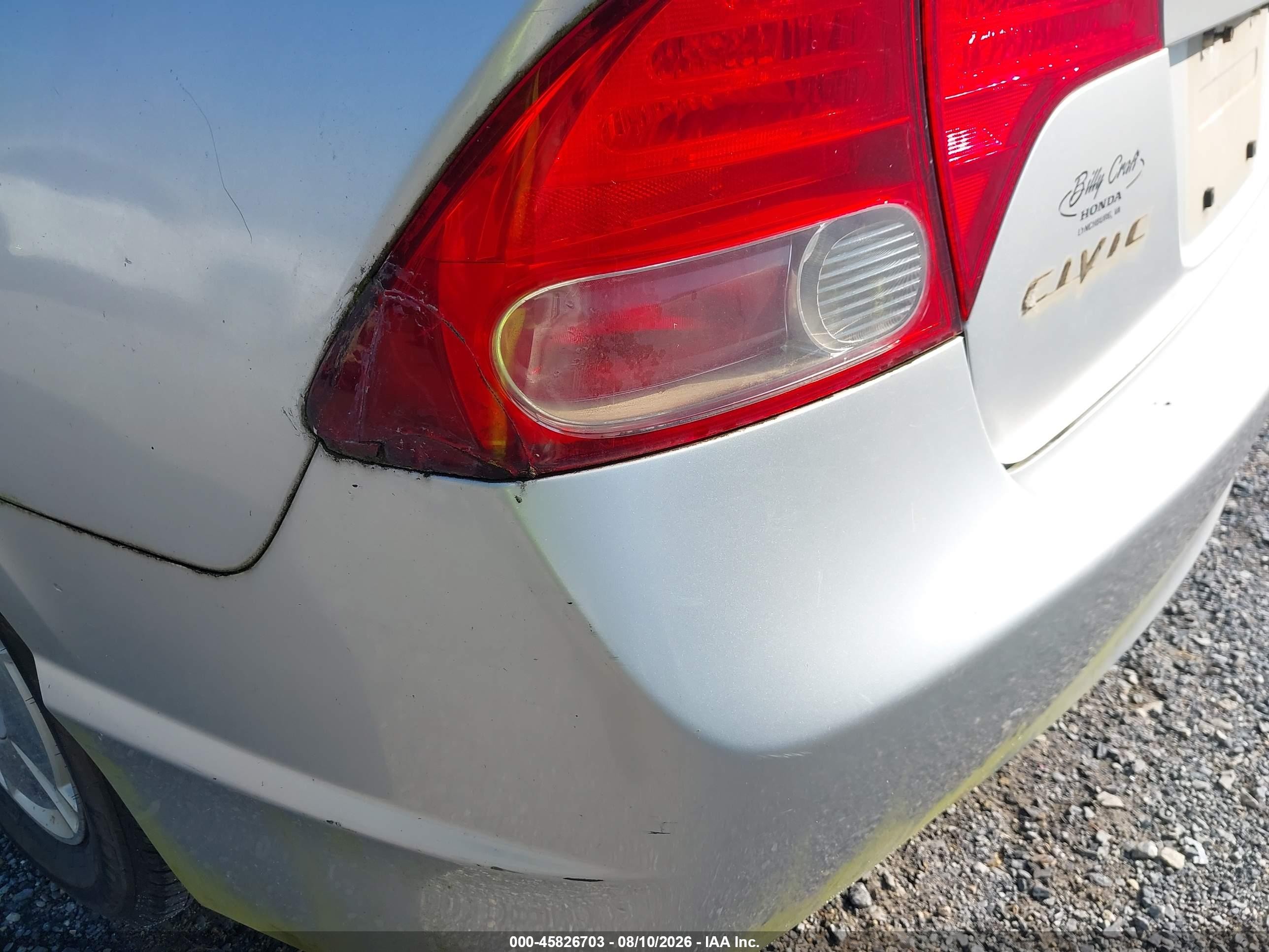 2008 Honda Civic Hybrid   Silver vin: JHMFA36278S027387