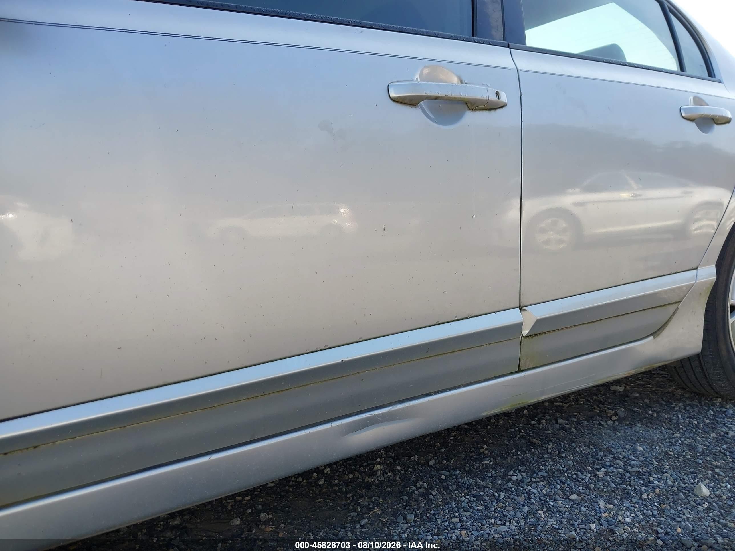 2008 Honda Civic Hybrid   Silver vin: JHMFA36278S027387