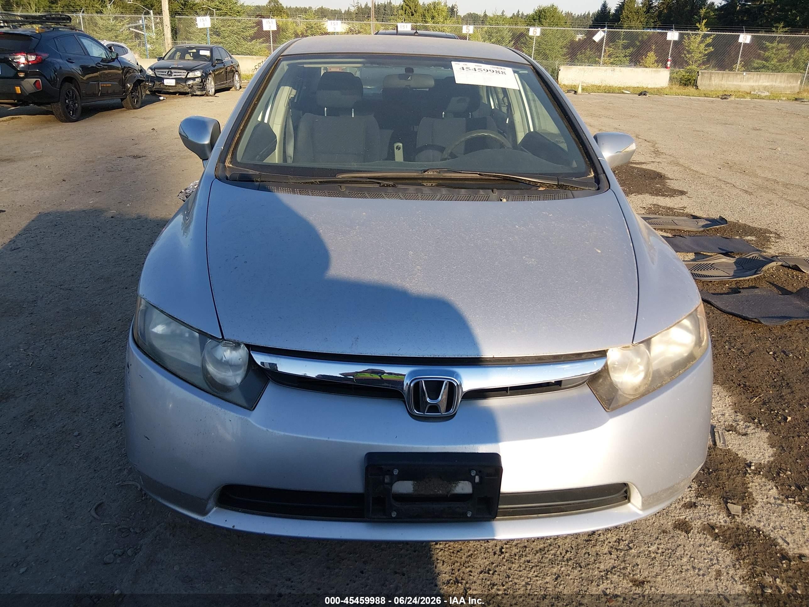 2008 Honda Civic Hybrid   Silver vin: JHMFA36278S028149