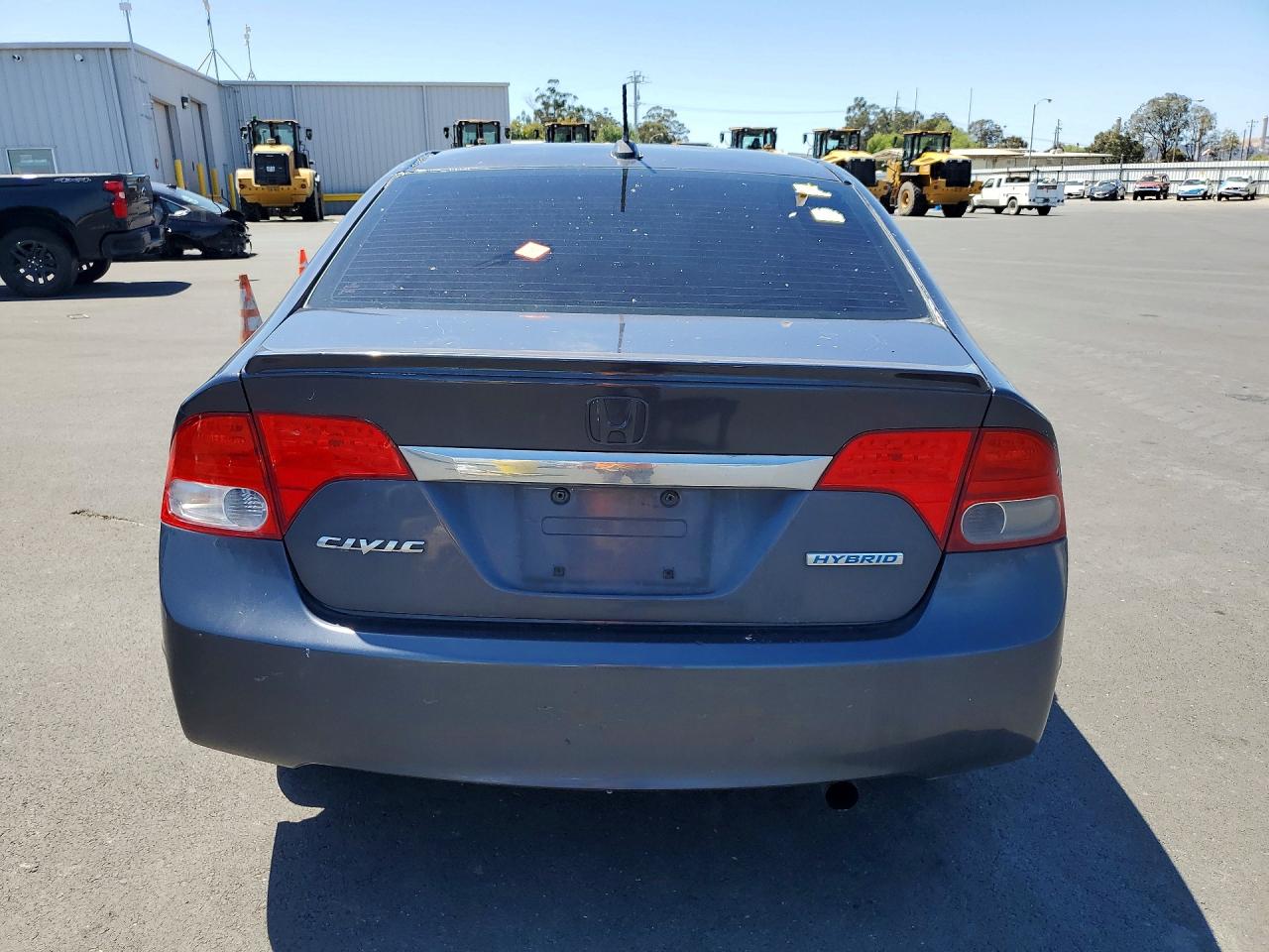2009 Honda Civic Hybrid Синий vin: JHMFA36279S011207
