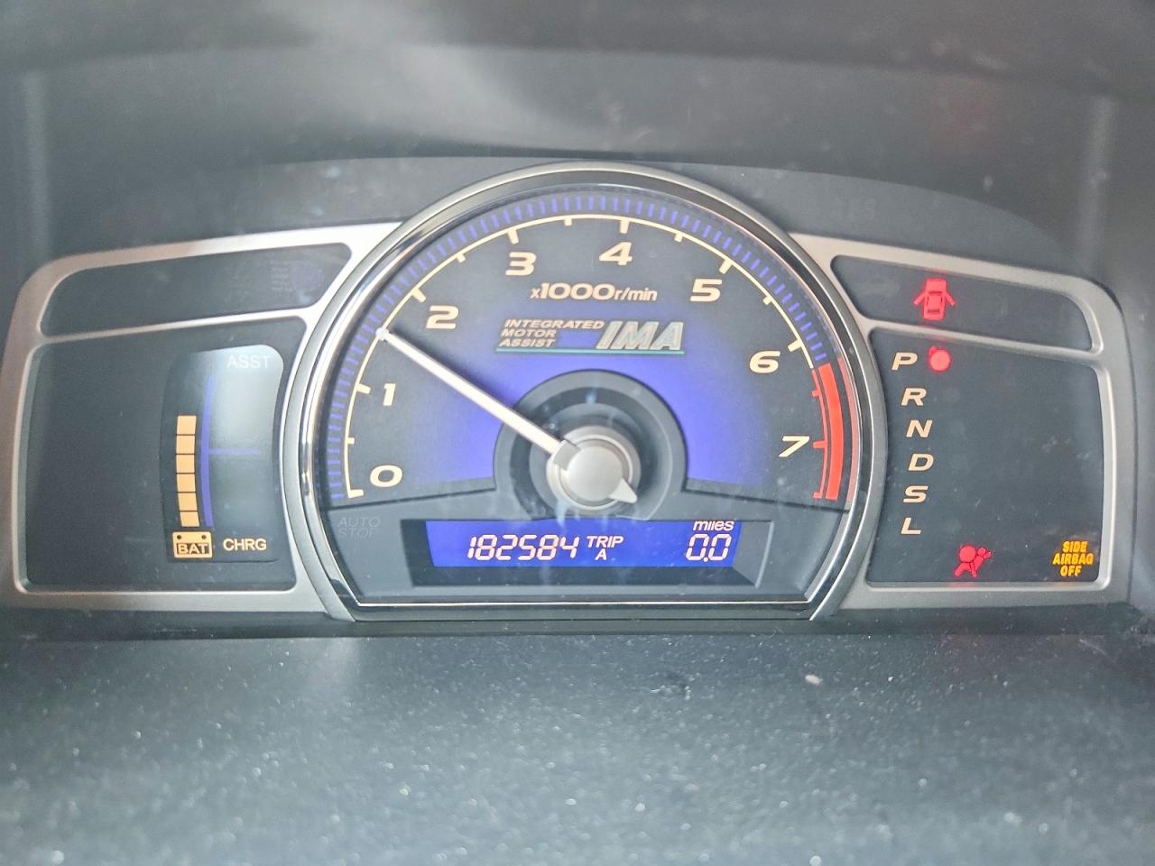 2009 Honda Civic Hybrid Blue vin: JHMFA36279S011949