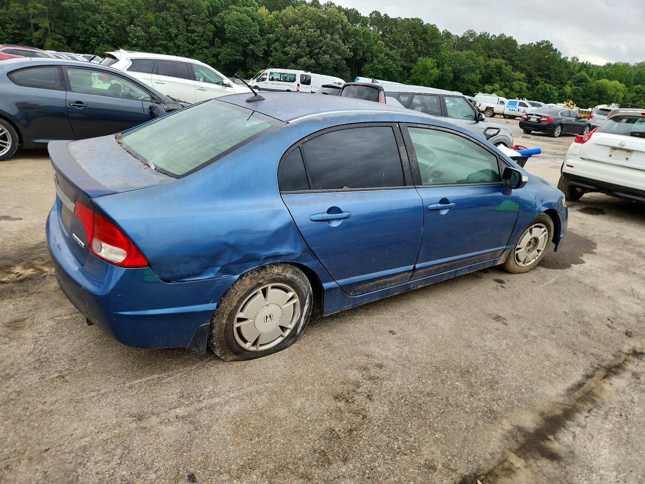 2009 Honda Civic Hybrid Blue vin: JHMFA36279S015824