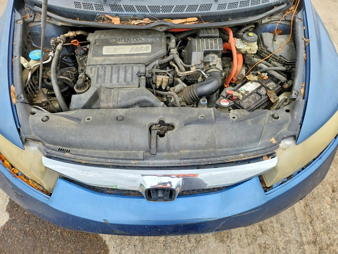 2009 Honda Civic Hybrid Blue vin: JHMFA36279S015824