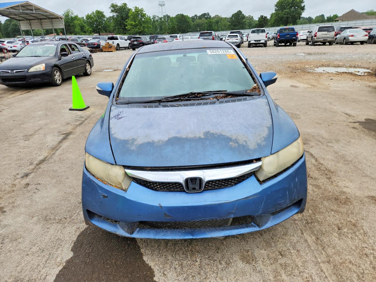 2009 Honda Civic Hybrid Blue vin: JHMFA36279S015824