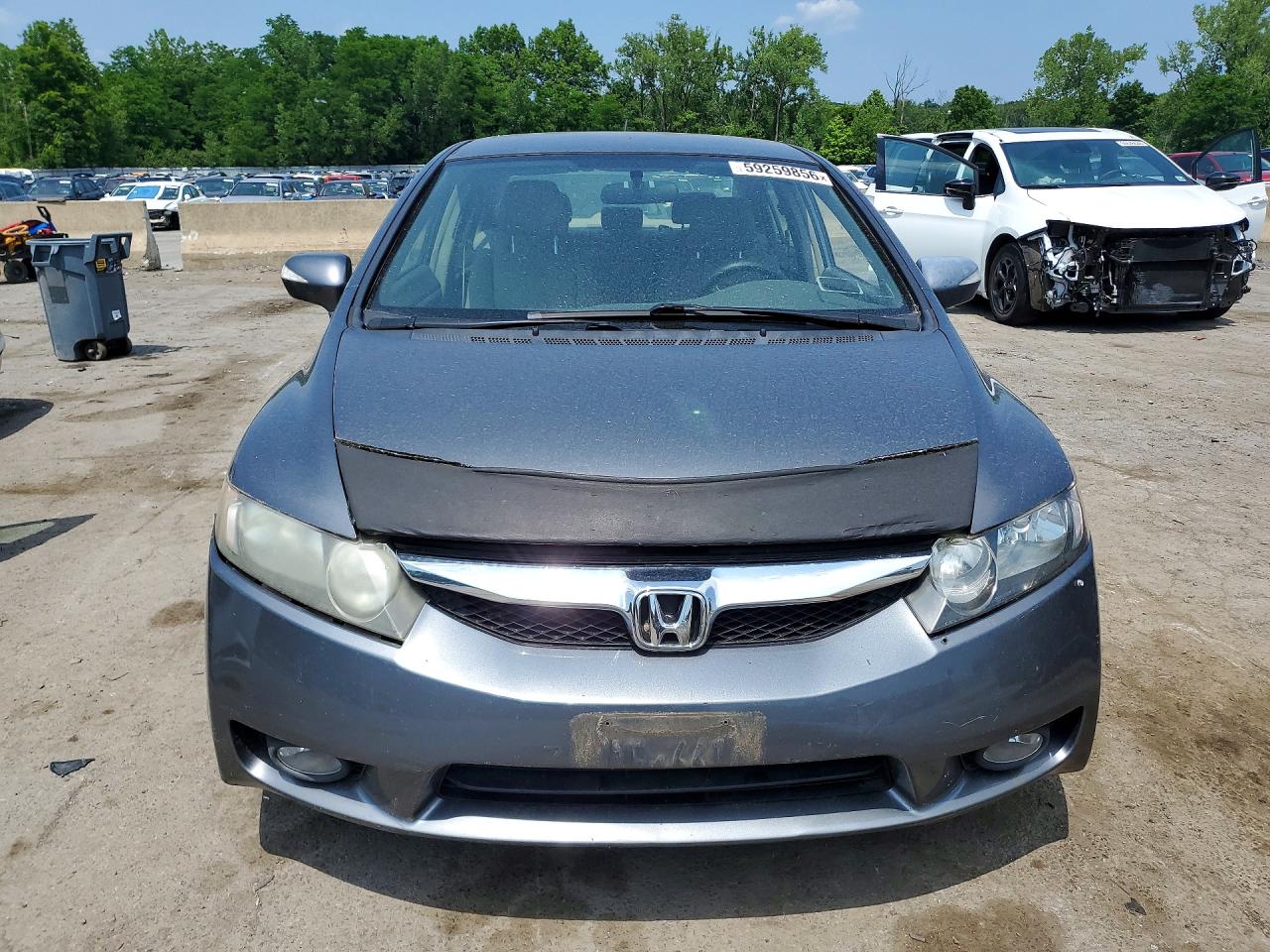2009 Honda Civic Hybrid Серый vin: JHMFA36279S017198