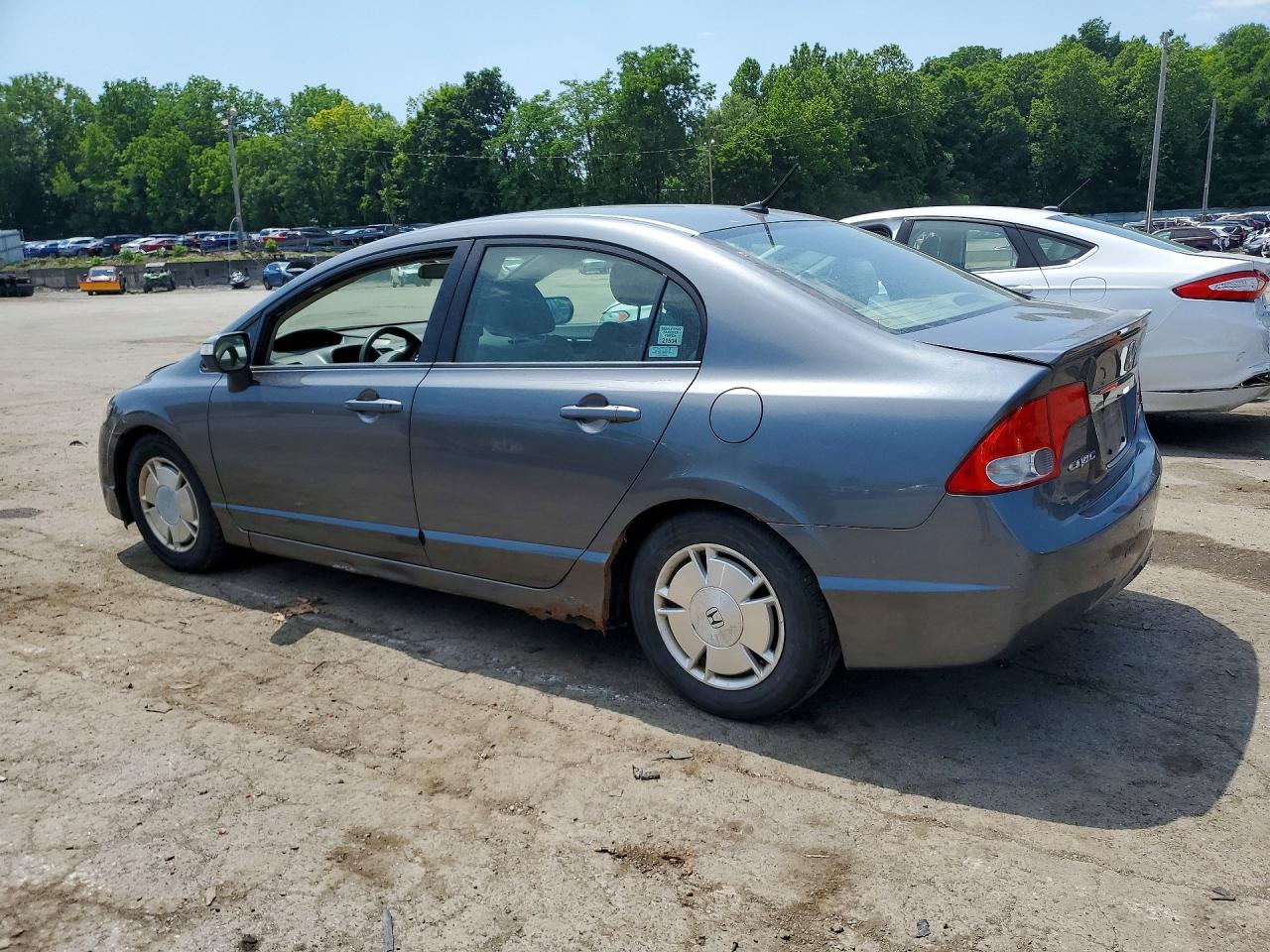2009 Honda Civic Hybrid Серый vin: JHMFA36279S017198