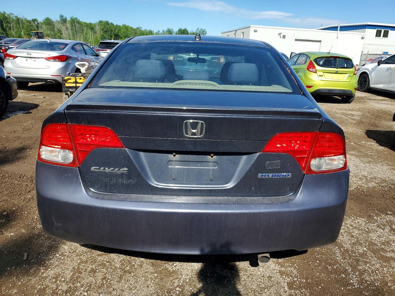 2009 Honda Civic Hybrid Blue vin: JHMFA36279S800487