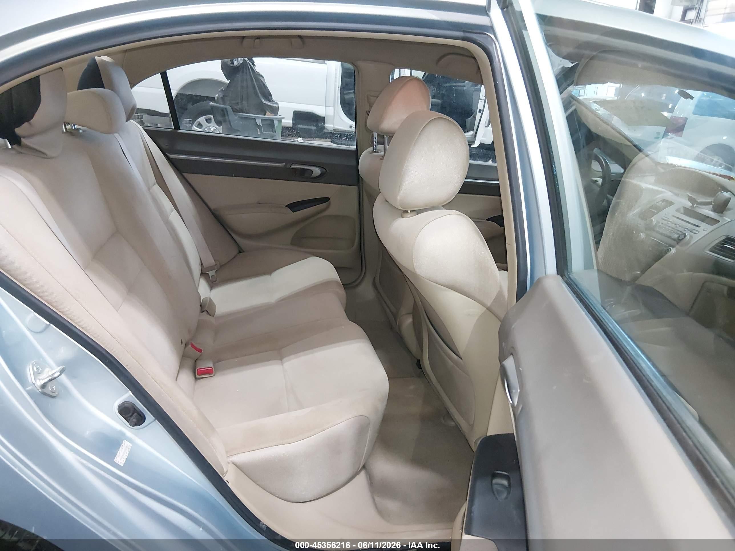 2006 Honda Civic Hybrid Light Blue vin: JHMFA36286S019019
