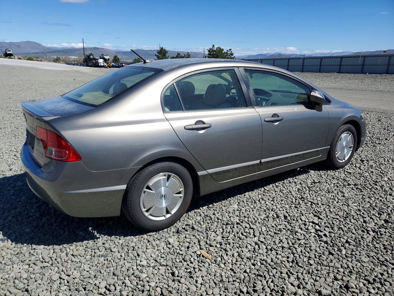2007 Honda Civic Hybrid Beige vin: JHMFA36287S021936