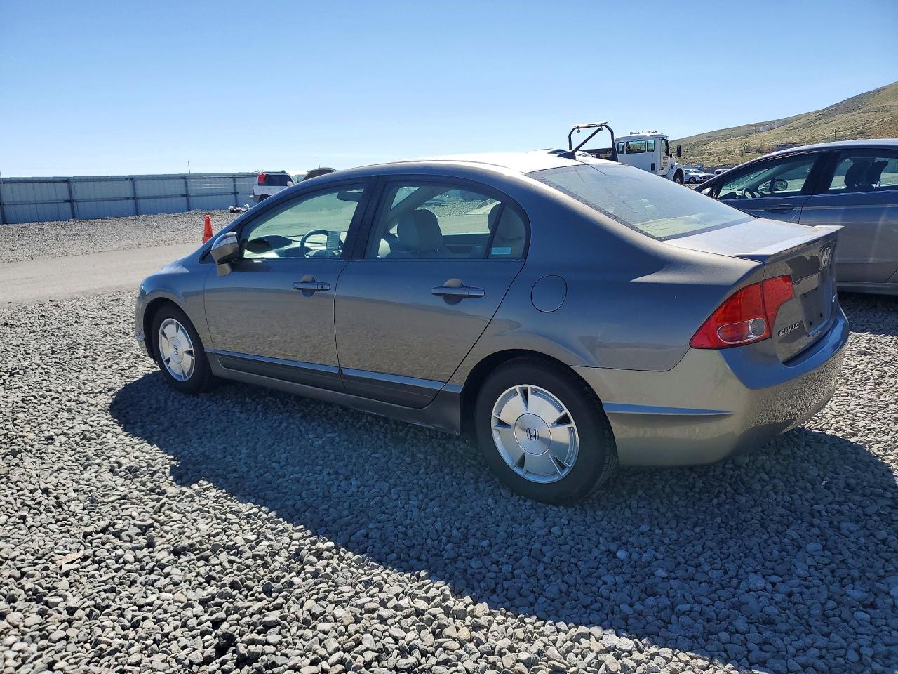 2007 Honda Civic Hybrid Beige vin: JHMFA36287S021936