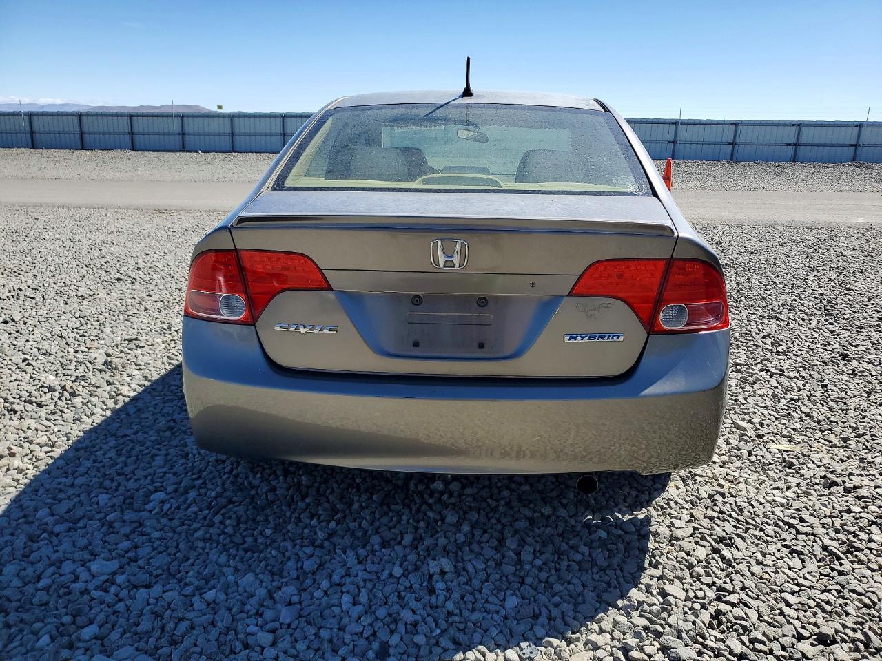 2007 Honda Civic Hybrid Beige vin: JHMFA36287S021936