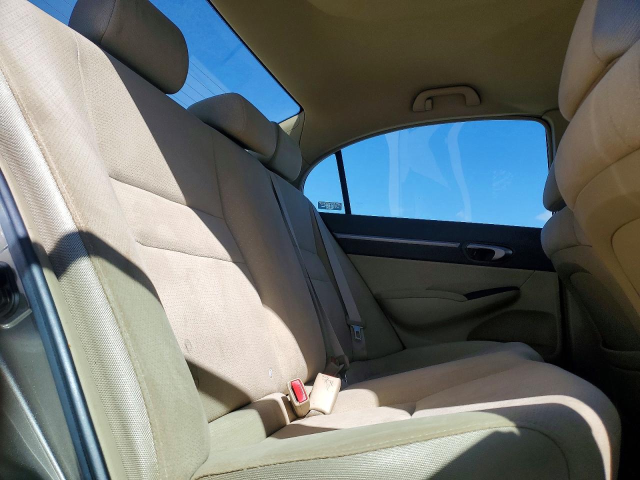 2007 Honda Civic Hybrid Beige vin: JHMFA36287S021936