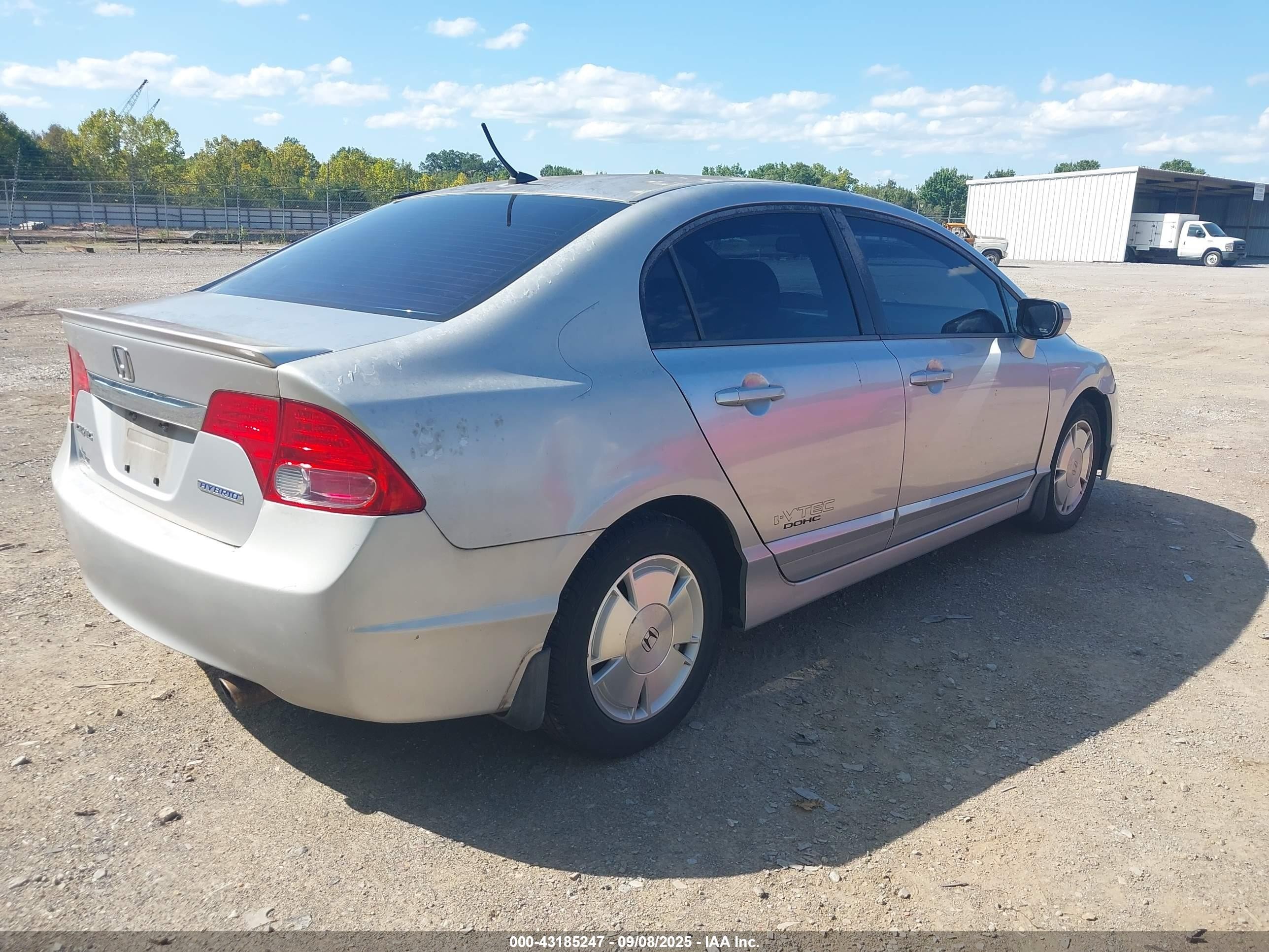 2008 Honda Civic Hybrid   Серебряный vin: JHMFA36288S001350