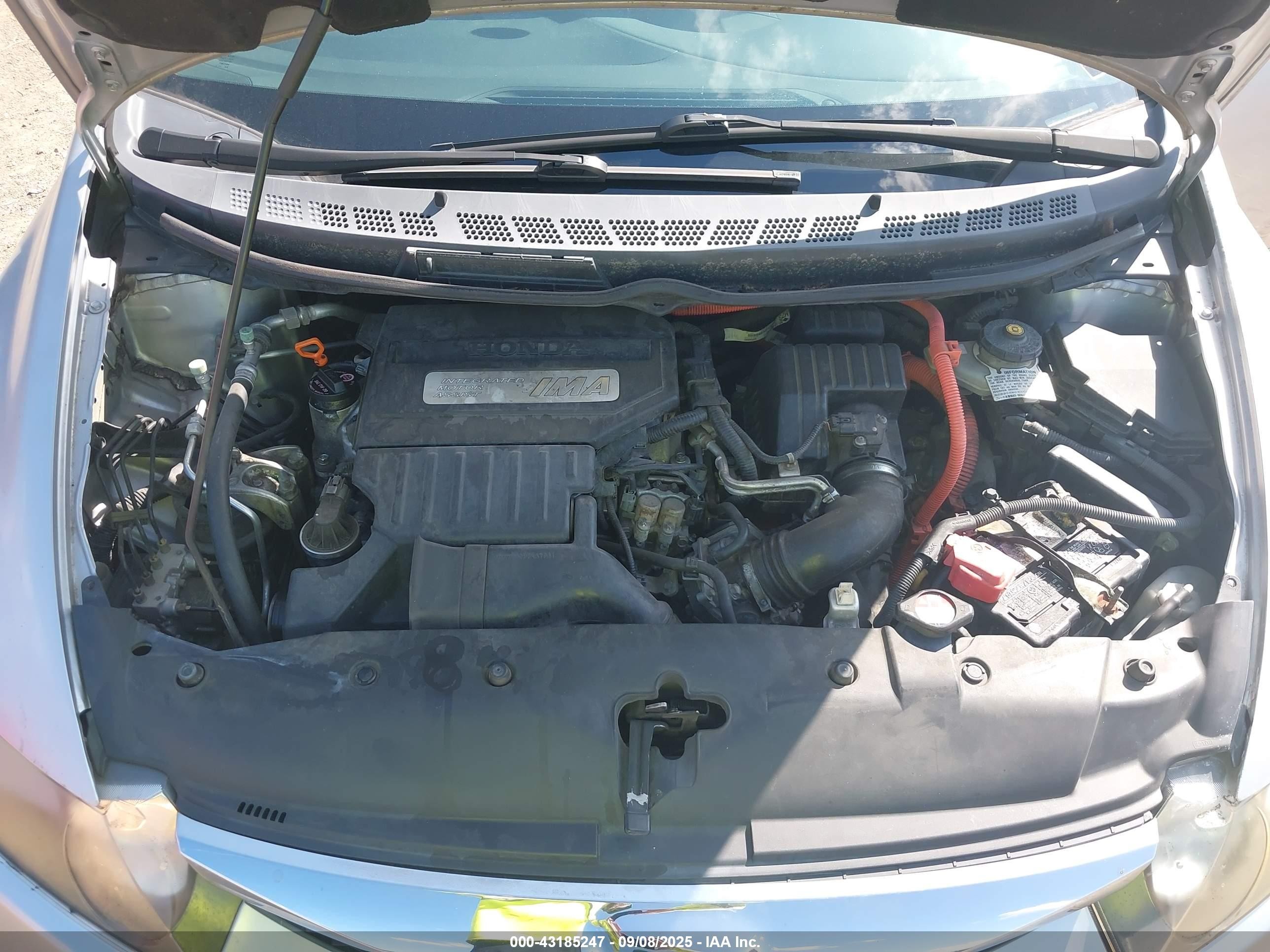 2008 Honda Civic Hybrid   Серебряный vin: JHMFA36288S001350
