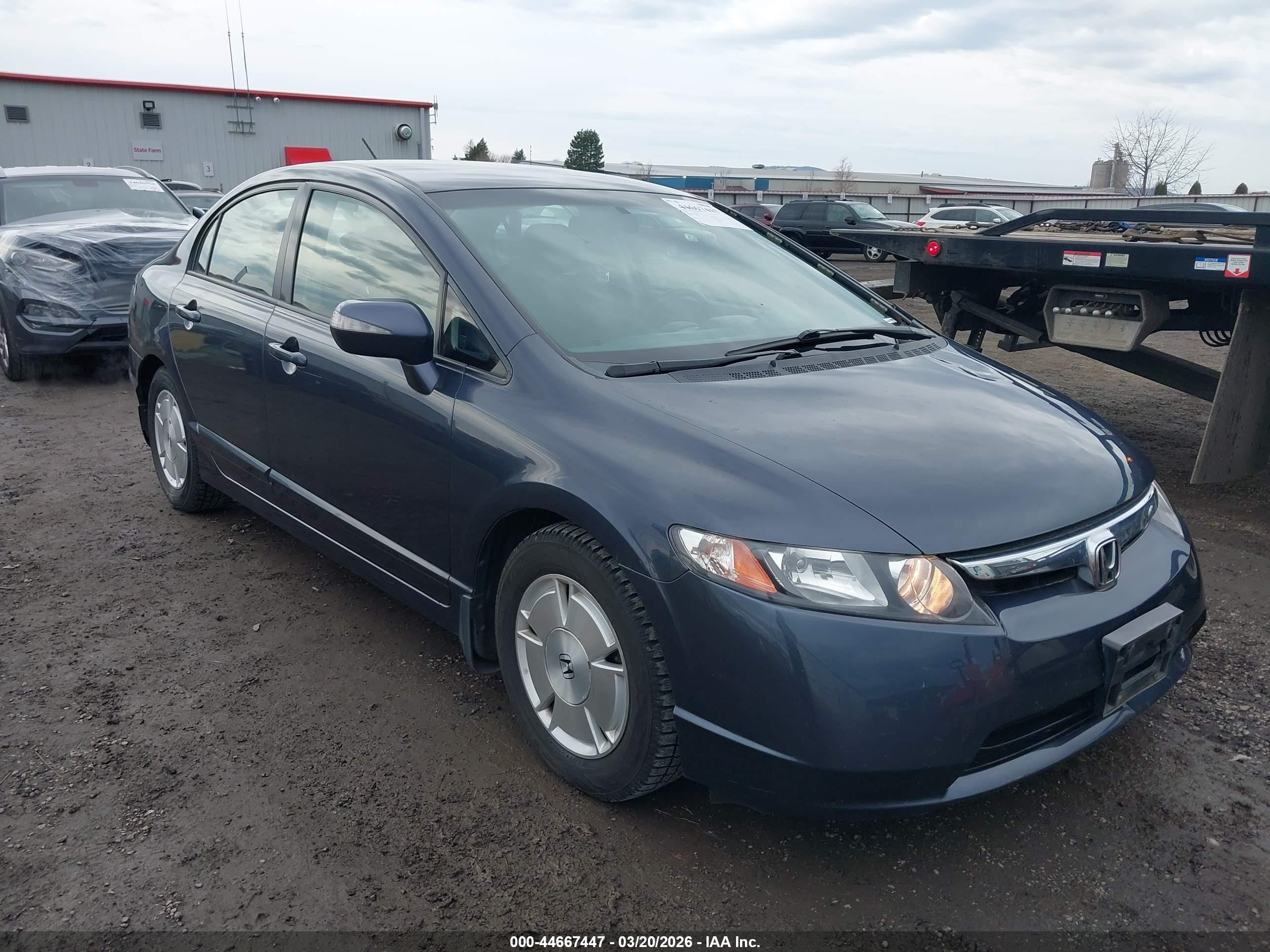 2008 Honda Civic Hybrid   Dark Blue vin: JHMFA36288S003924