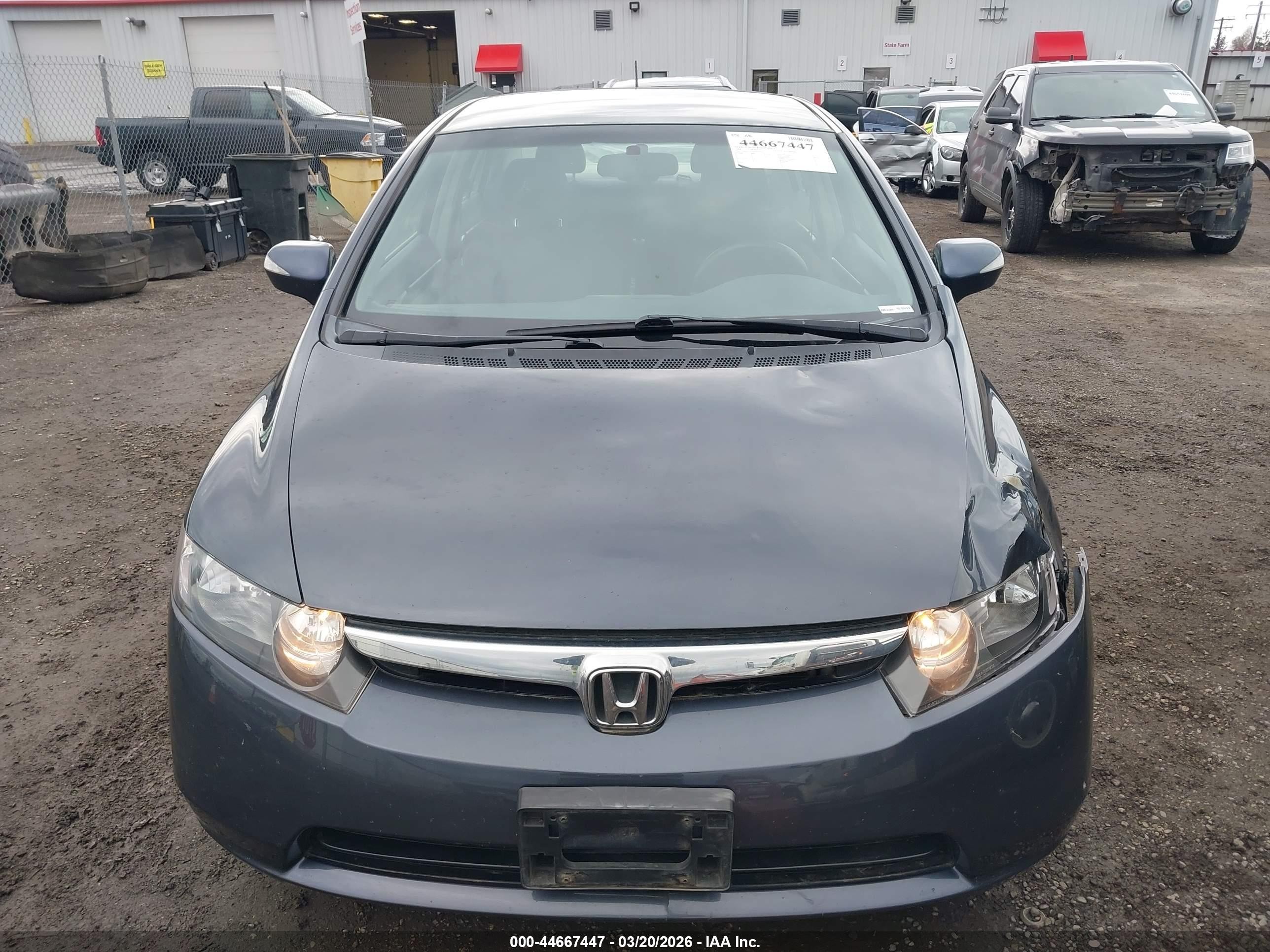 2008 Honda Civic Hybrid   Dark Blue vin: JHMFA36288S003924
