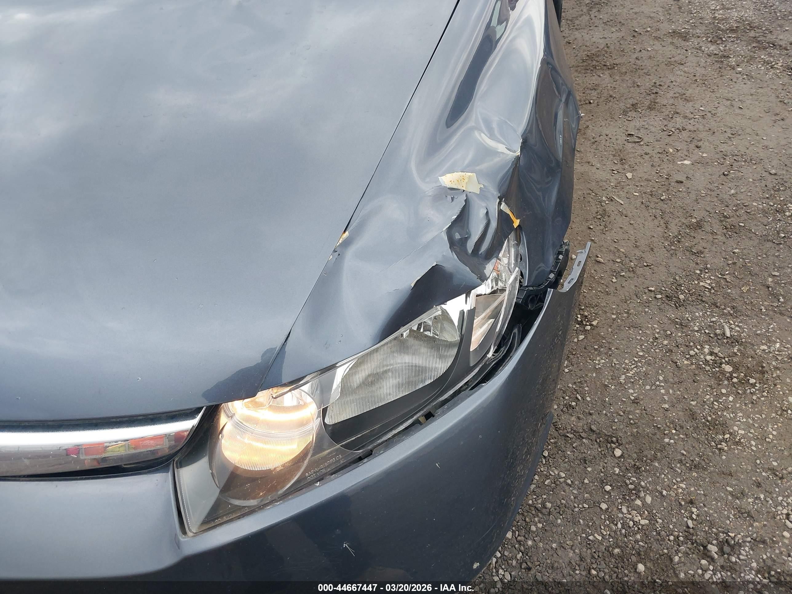2008 Honda Civic Hybrid   Dark Blue vin: JHMFA36288S003924