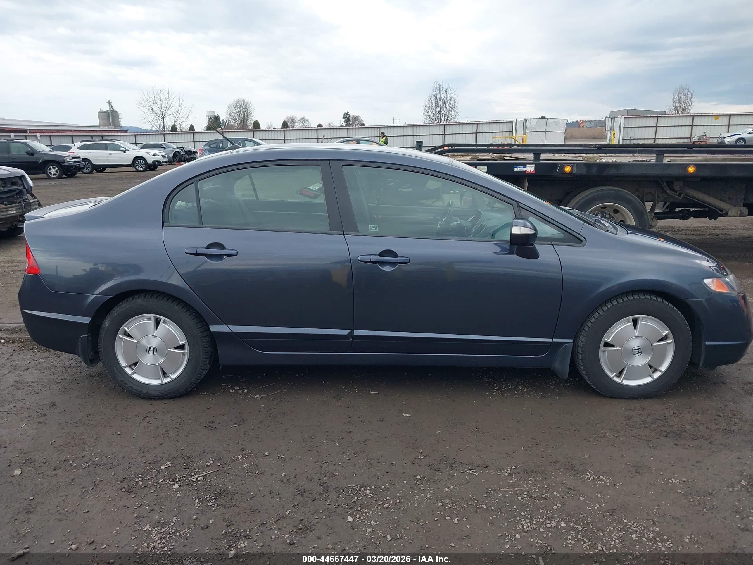 2008 Honda Civic Hybrid   Dark Blue vin: JHMFA36288S003924