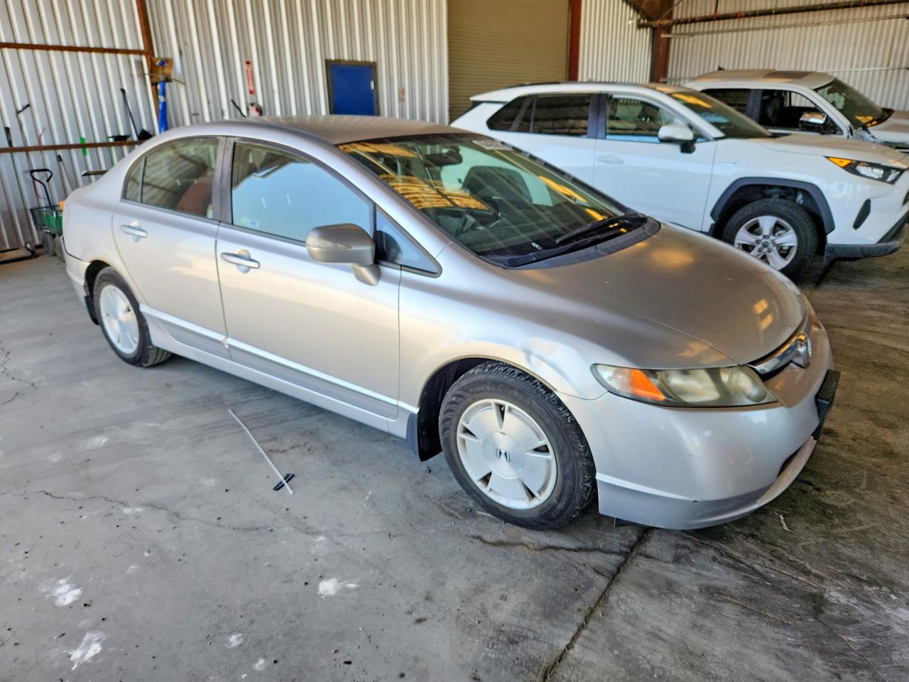 2008 Honda Civic Hybrid Silver vin: JHMFA36288S006595