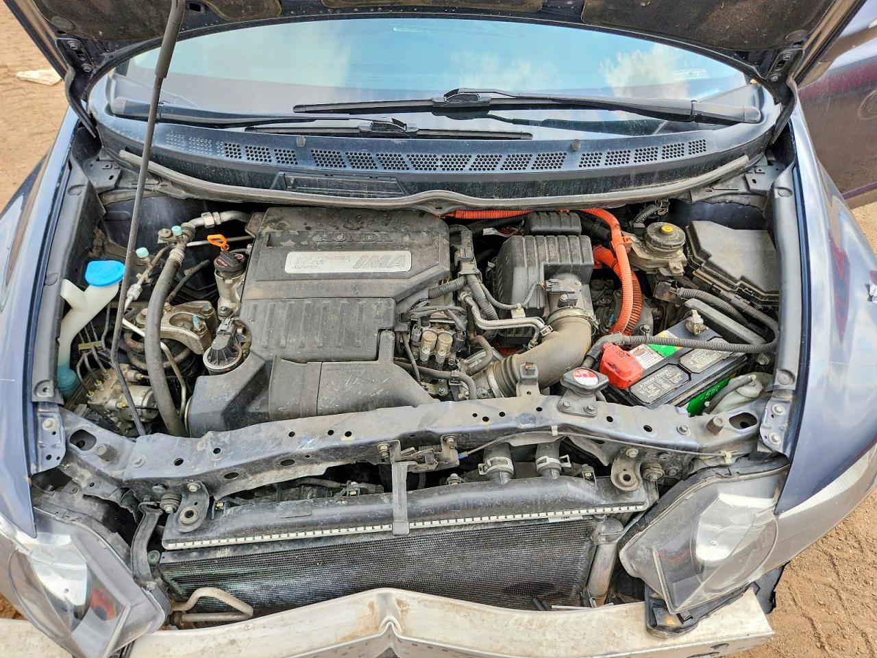 2008 Honda Civic Hybrid Charcoal vin: JHMFA36288S019119