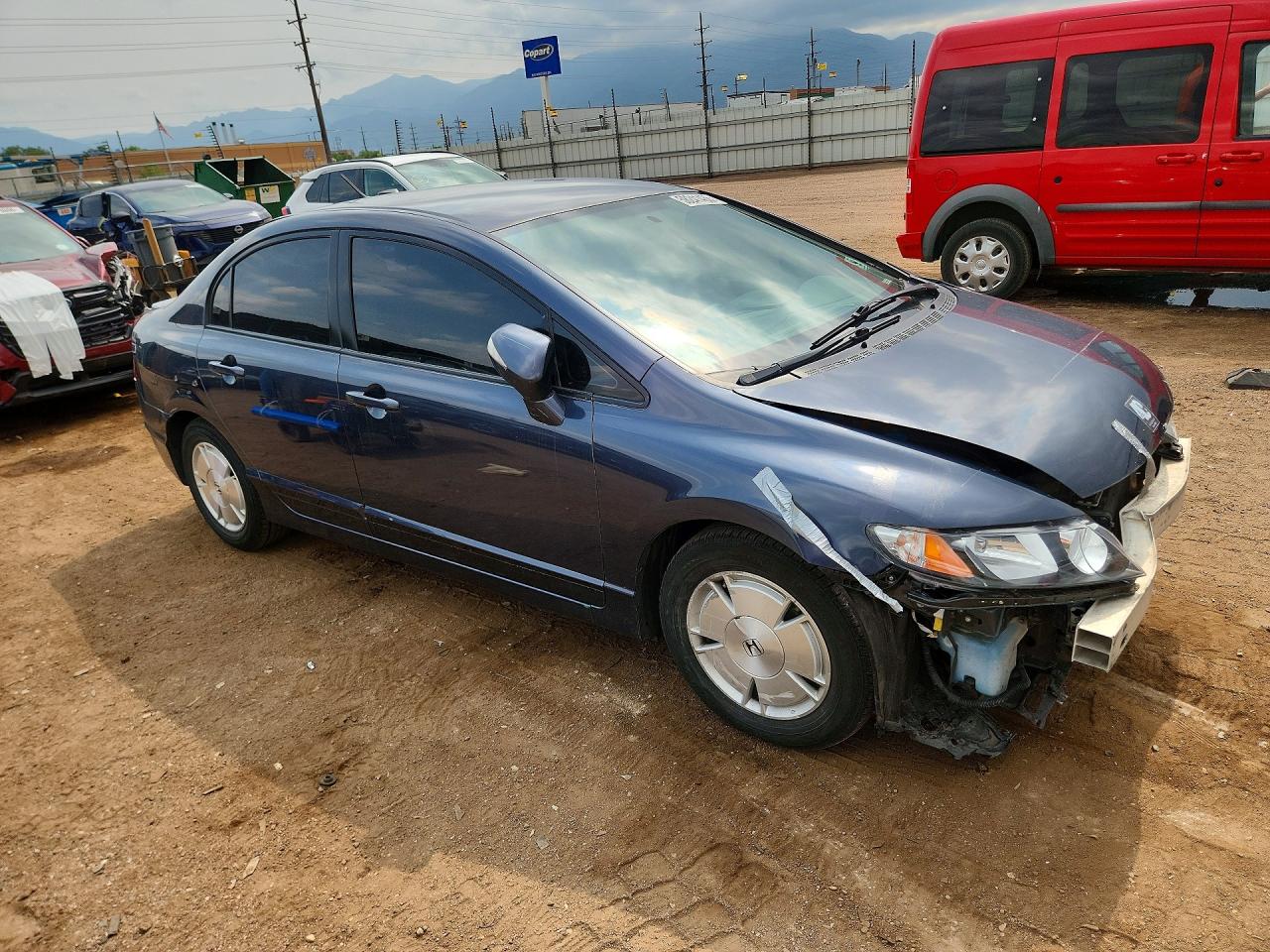 2008 Honda Civic Hybrid Charcoal vin: JHMFA36288S019119