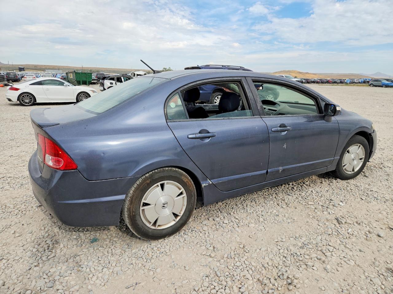 2008 Honda Civic Hybrid Blue vin: JHMFA36288S019184
