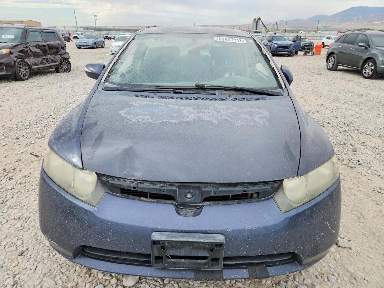 2008 Honda Civic Hybrid Blue vin: JHMFA36288S019184