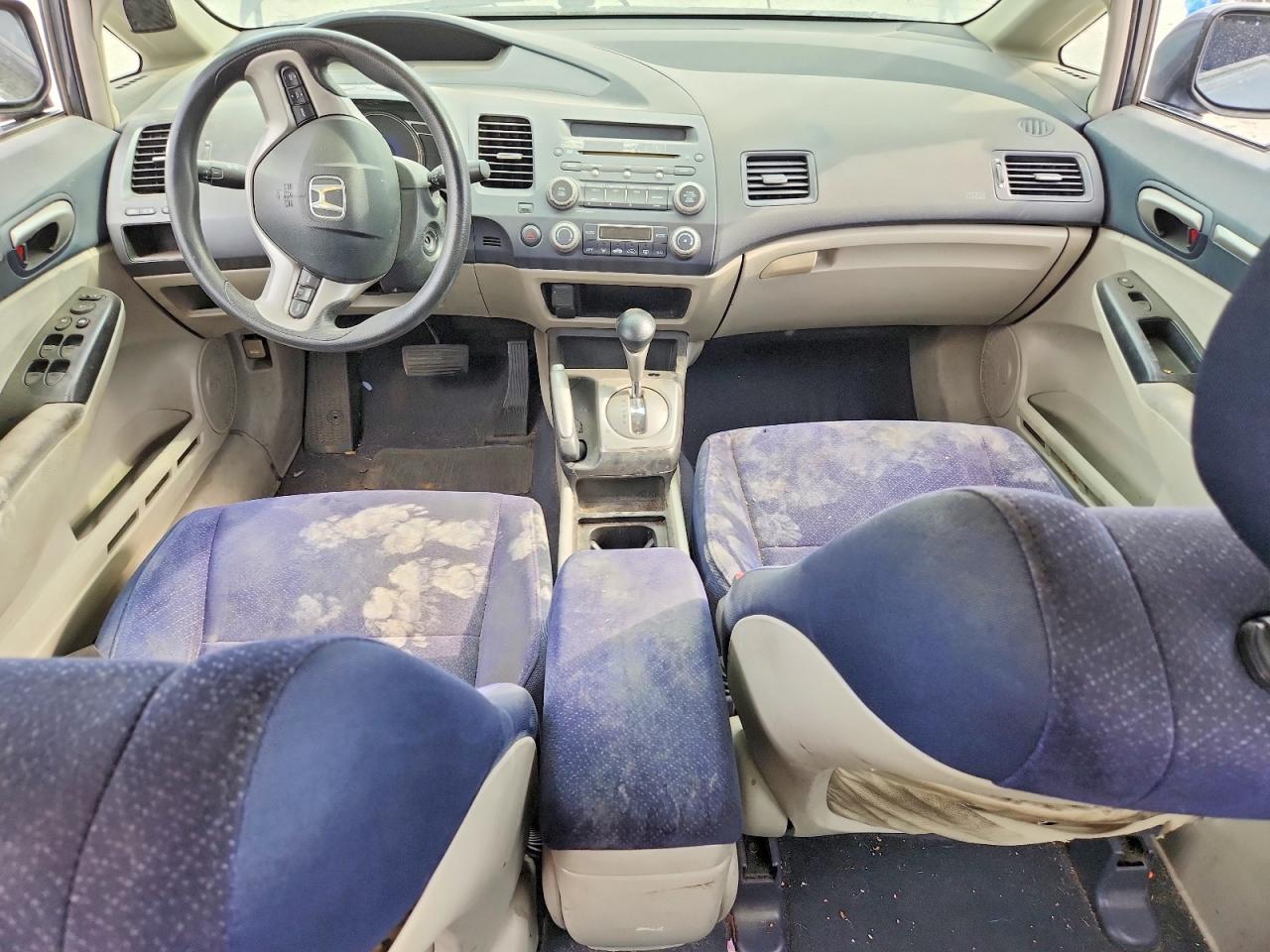 2008 Honda Civic Hybrid Blue vin: JHMFA36288S019184