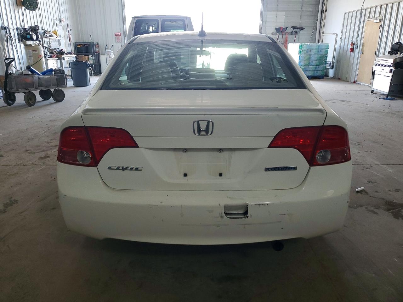2008 Honda Civic Hybrid White vin: JHMFA36288S021520