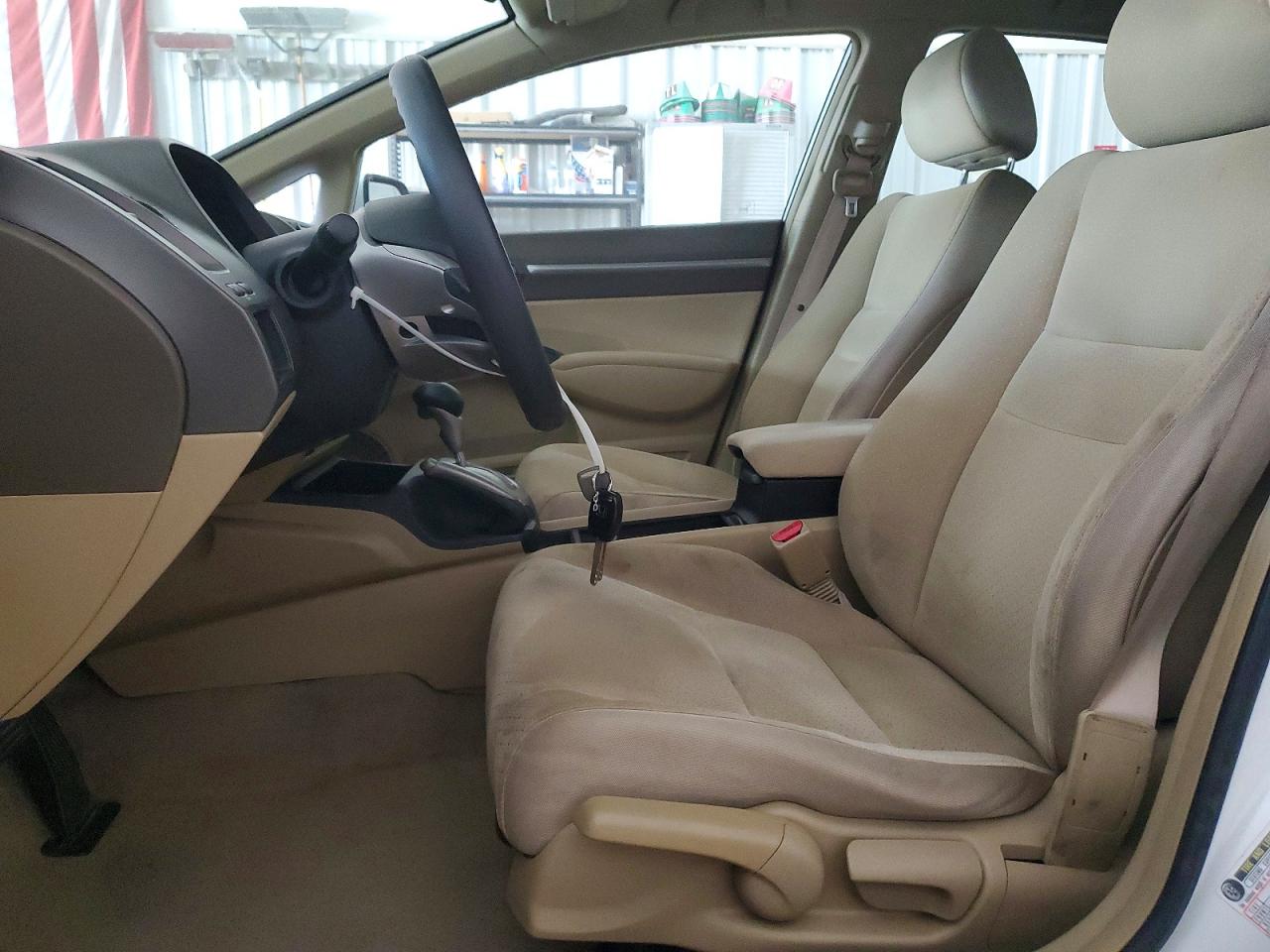 2008 Honda Civic Hybrid White vin: JHMFA36288S021520