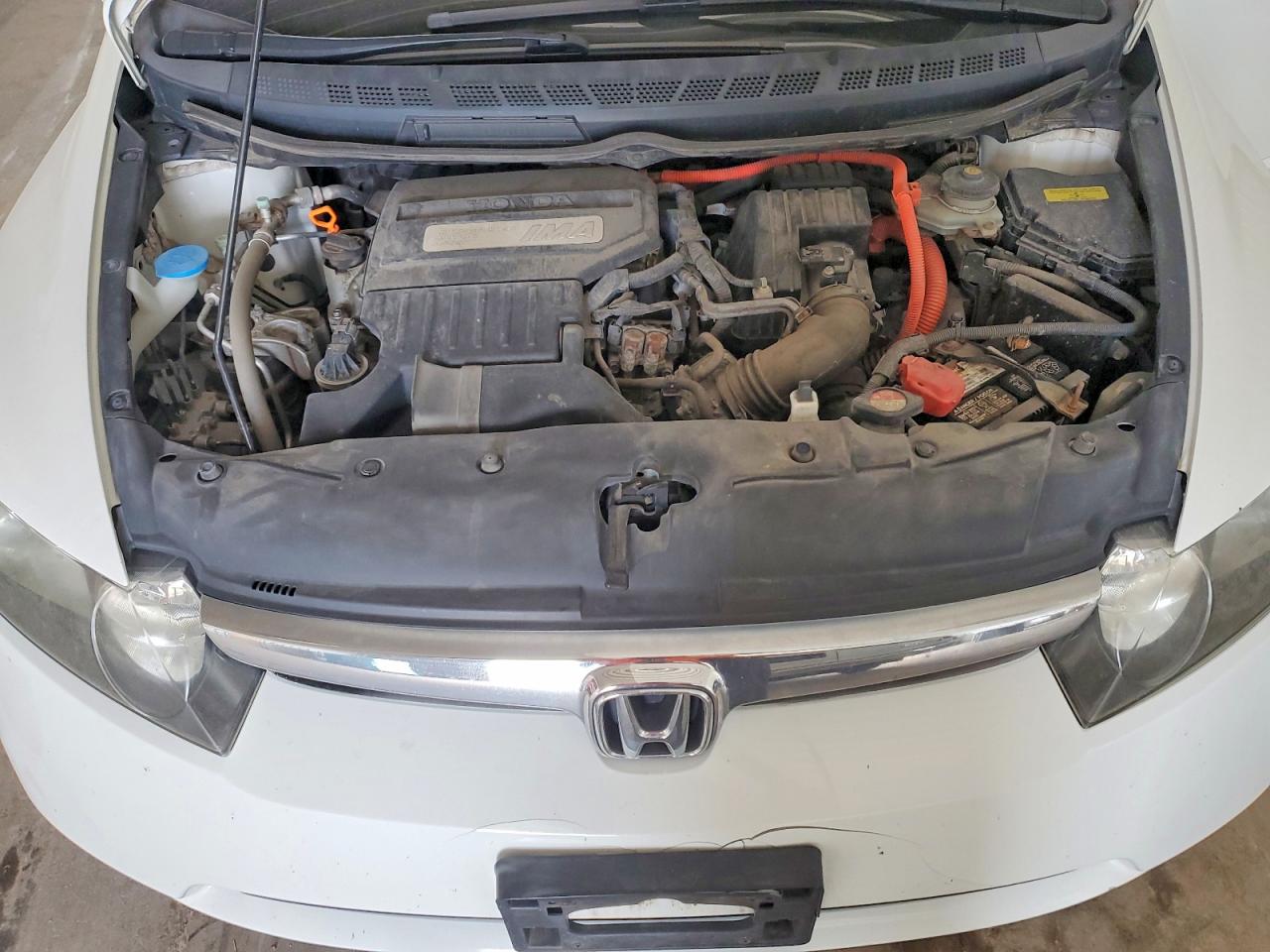 2008 Honda Civic Hybrid White vin: JHMFA36288S021520