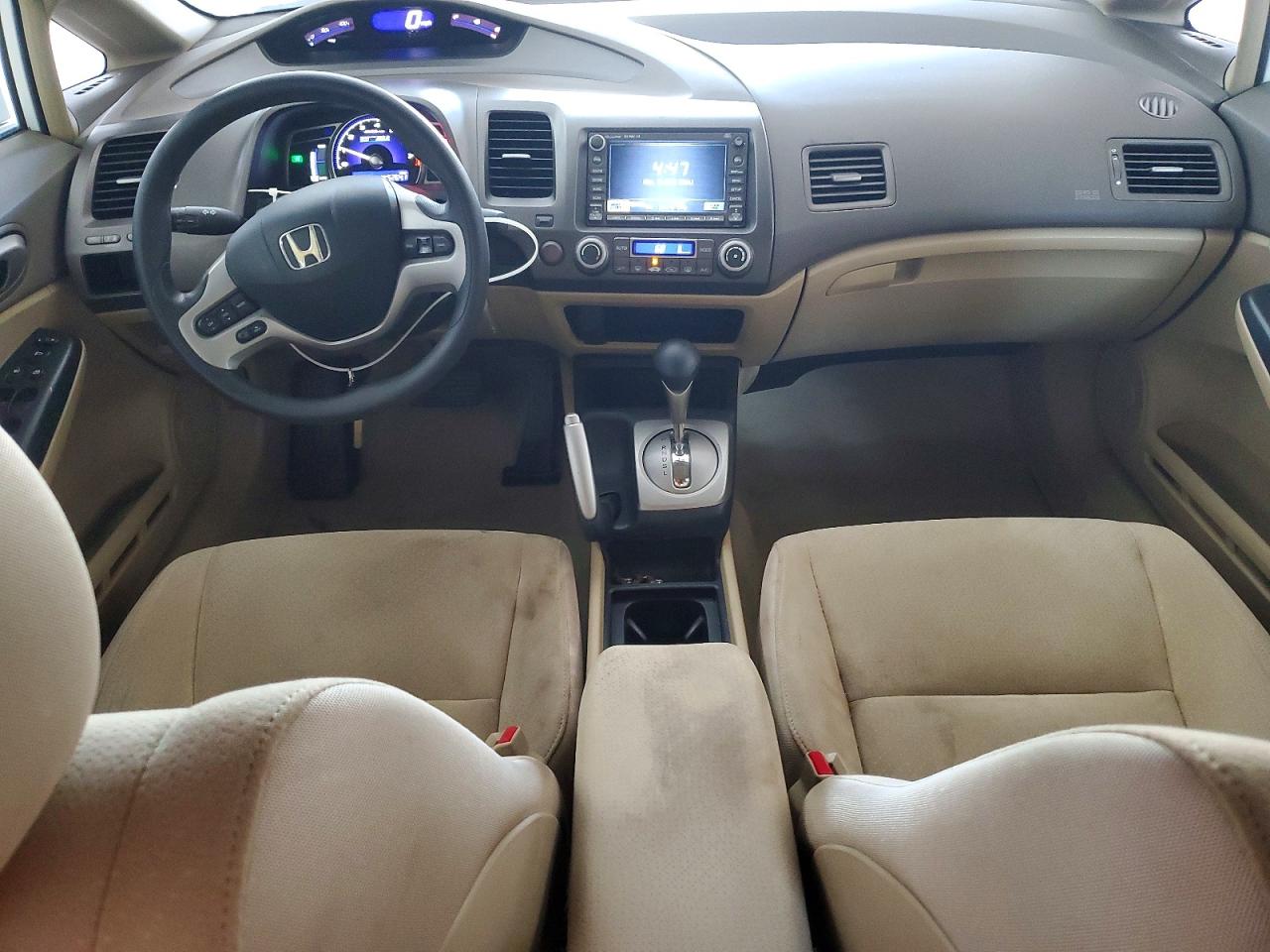 2008 Honda Civic Hybrid White vin: JHMFA36288S021520