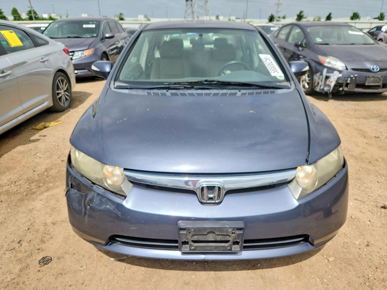 2008 Honda Civic Hybrid Gray vin: JHMFA36288S023980