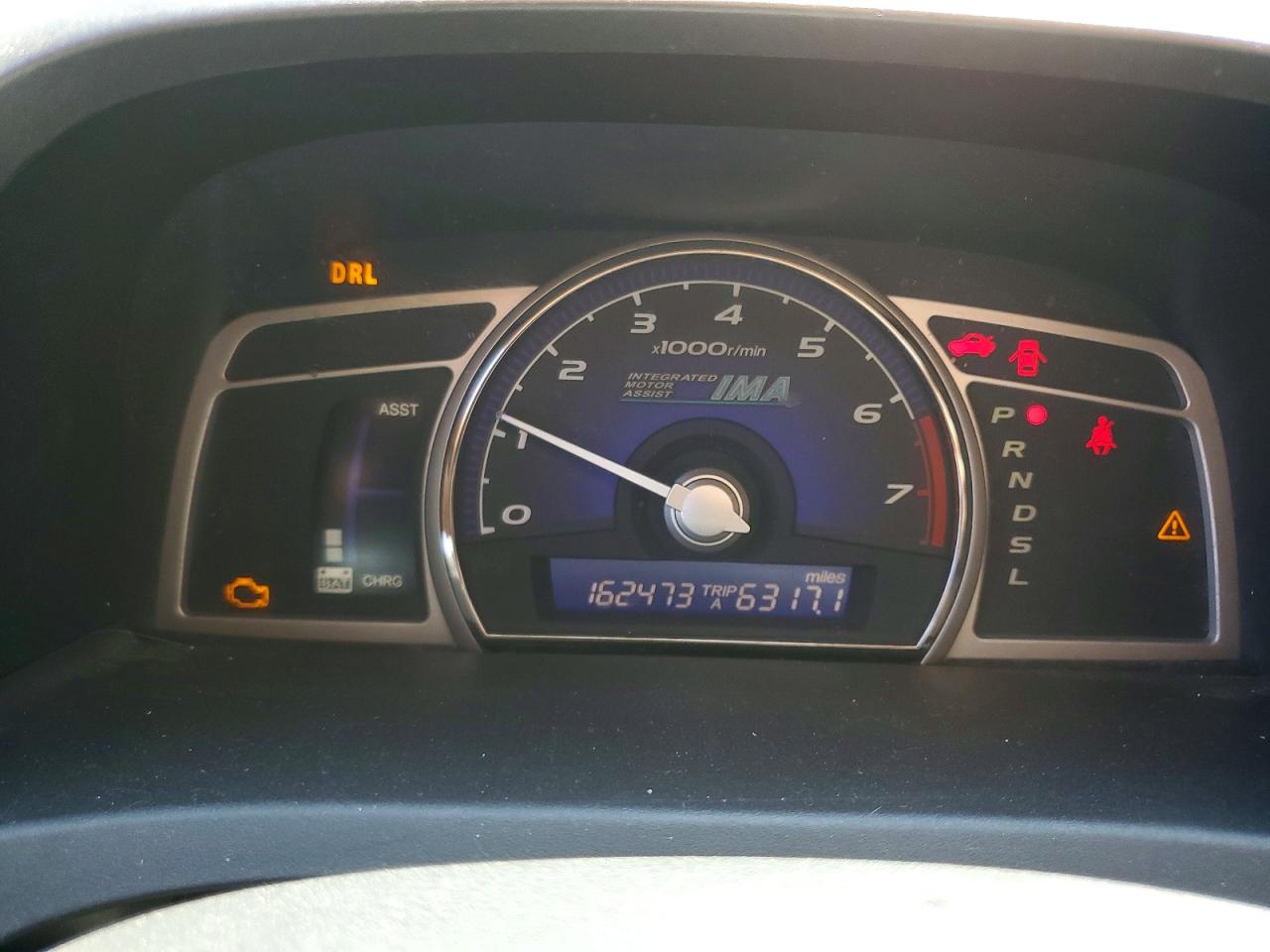 2009 Honda Civic Hybrid Blue vin: JHMFA36289S004587